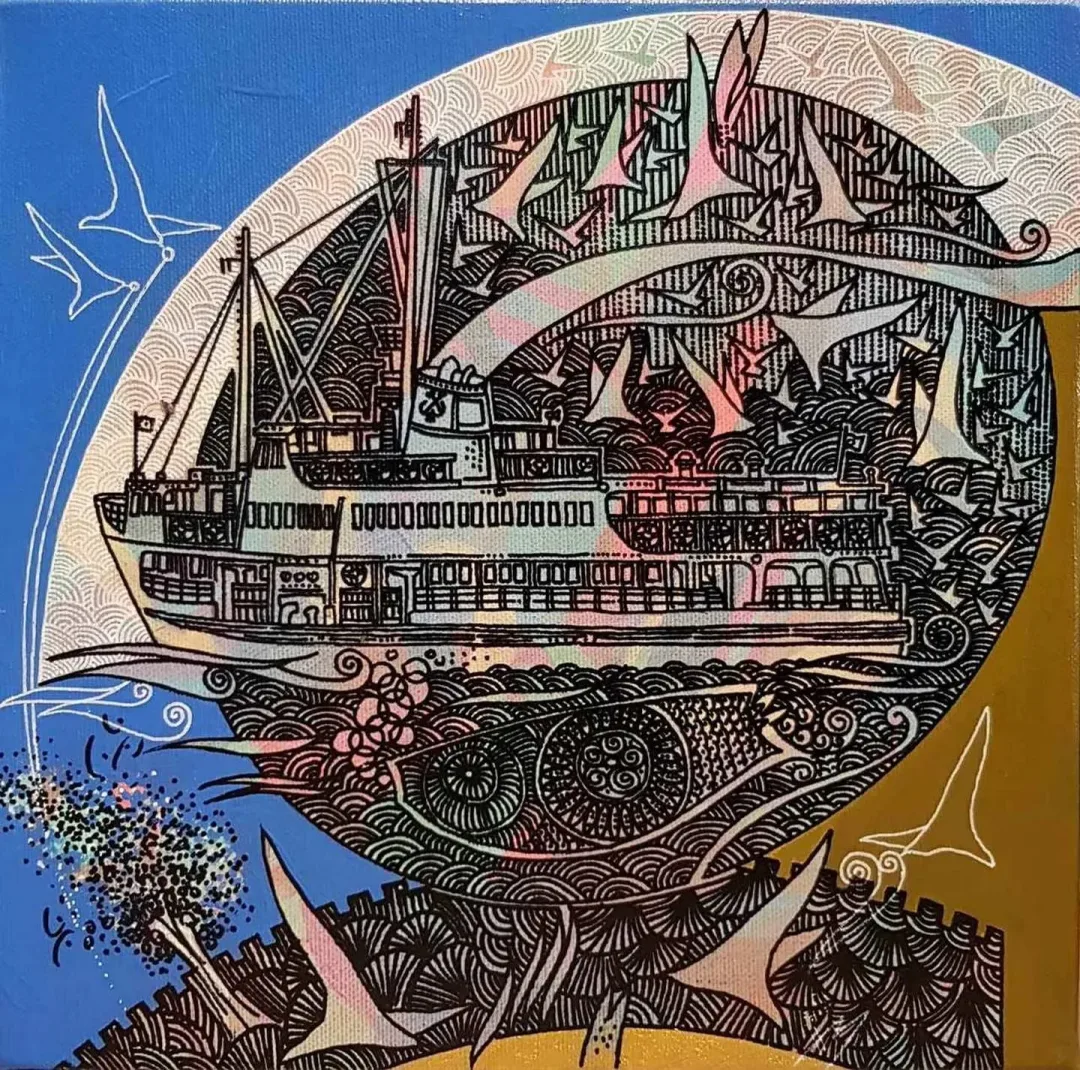 ENGİN KORKMAZ — “isimsiz”, 2017 "isimsiz" eseri ENGİN KORKMAZ tarafından 2017 yılında 25x25 cm ölçülerinde Tuval üzeri akrilik boya tekniği ile yapılmıştır.