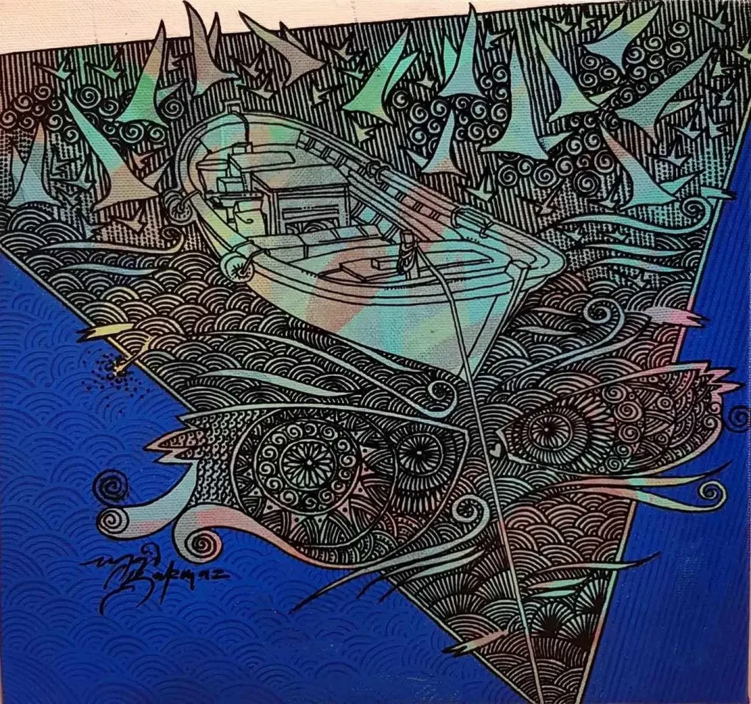 ENGİN KORKMAZ — “isimsiz”, 2017 "isimsiz" eseri ENGİN KORKMAZ tarafından 2017 yılında 25x25 cm ölçülerinde Tuval üzeri akrilik boya tekniği ile yapılmıştır.
