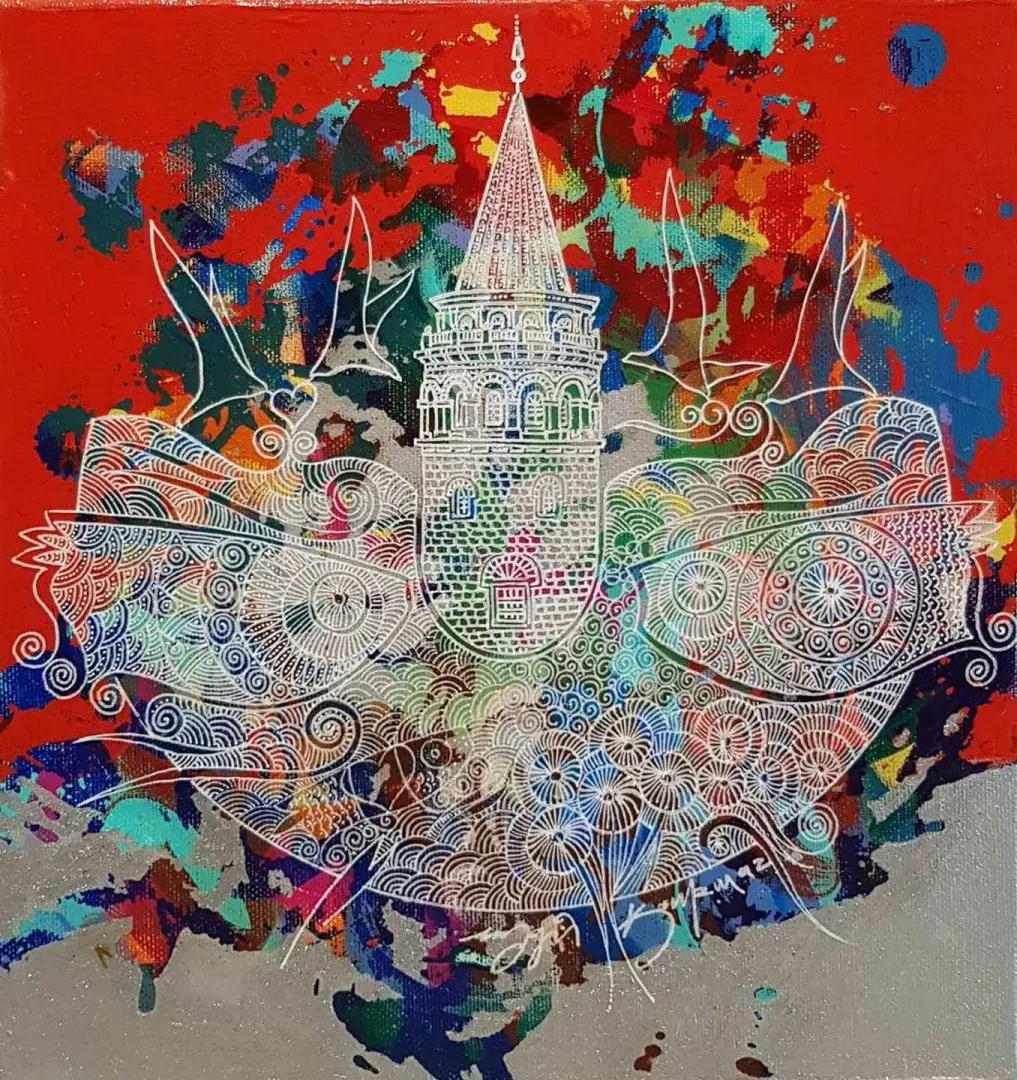 ENGİN KORKMAZ — “isimsiz”, 2017 "isimsiz" eseri ENGİN KORKMAZ tarafından 2017 yılında 25x25 cm ölçülerinde Tuval üzeri akrilik boya tekniği ile yapılmıştır.