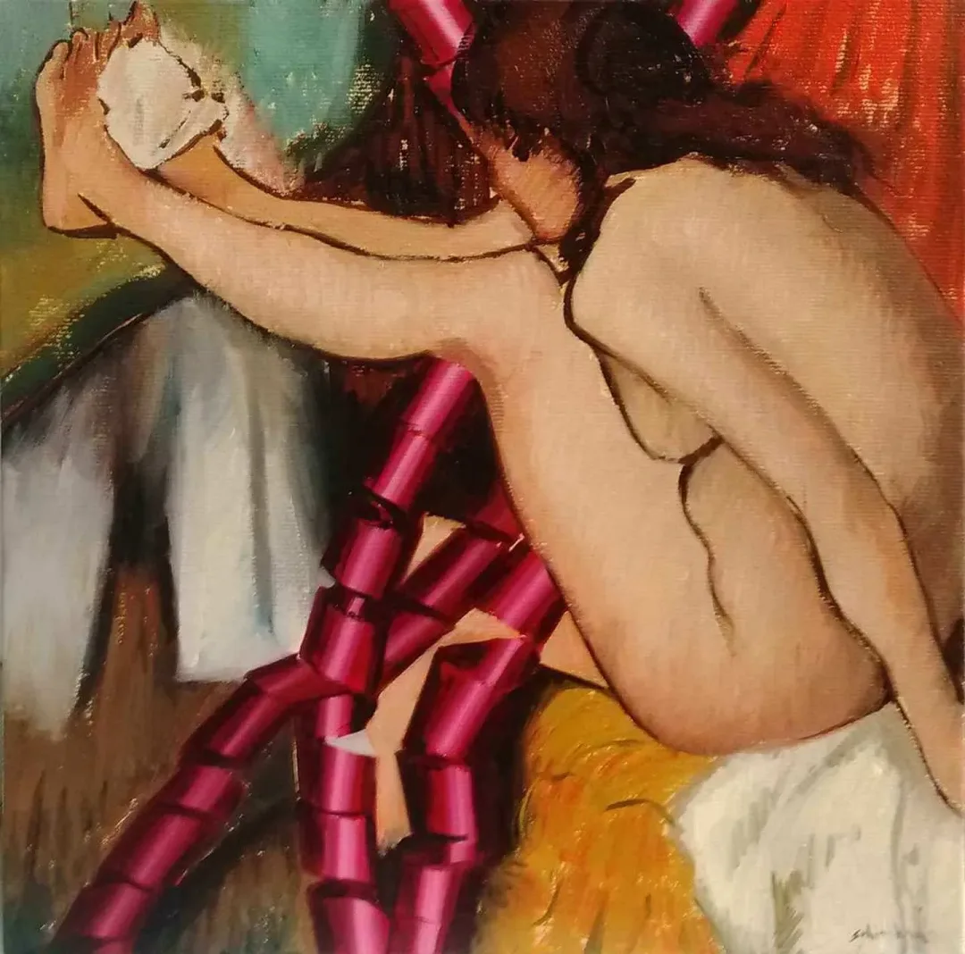 ALİ ÖZHAN GÜNEŞ — “isimsiz”, 2017 "isimsiz" eseri ALİ ÖZHAN GÜNEŞ tarafından 2017 yılında 25x25 cm ölçülerinde Tuval üzeri yağlı boya tekniği ile yapılmıştır.