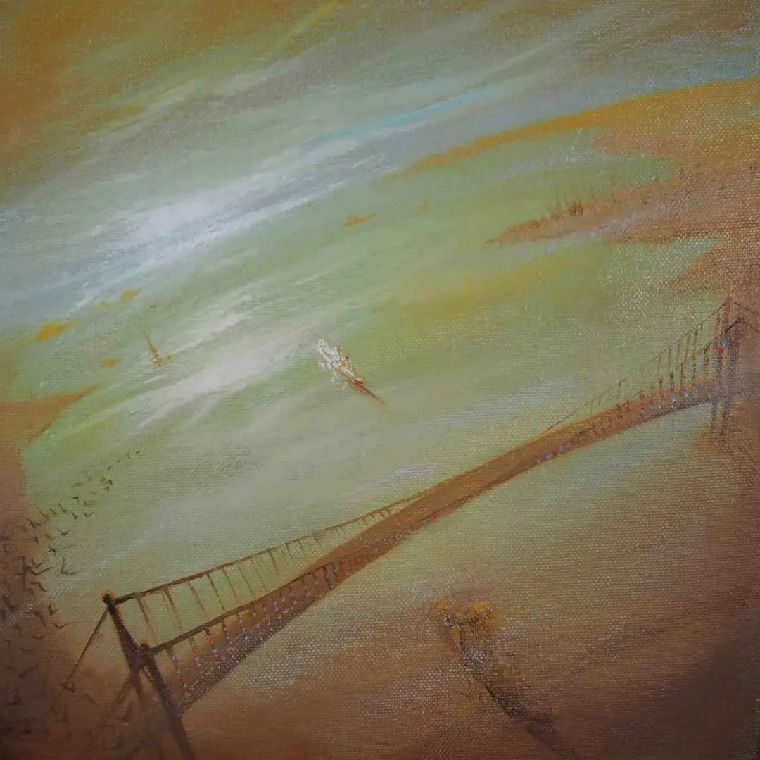 YUSUF ŞENGÜR — “isimsiz”, 2017 "isimsiz" eseri YUSUF ŞENGÜR tarafından 2017 yılında 25x25 cm ölçülerinde Tuval üzeri yağlı boya tekniği ile yapılmıştır.