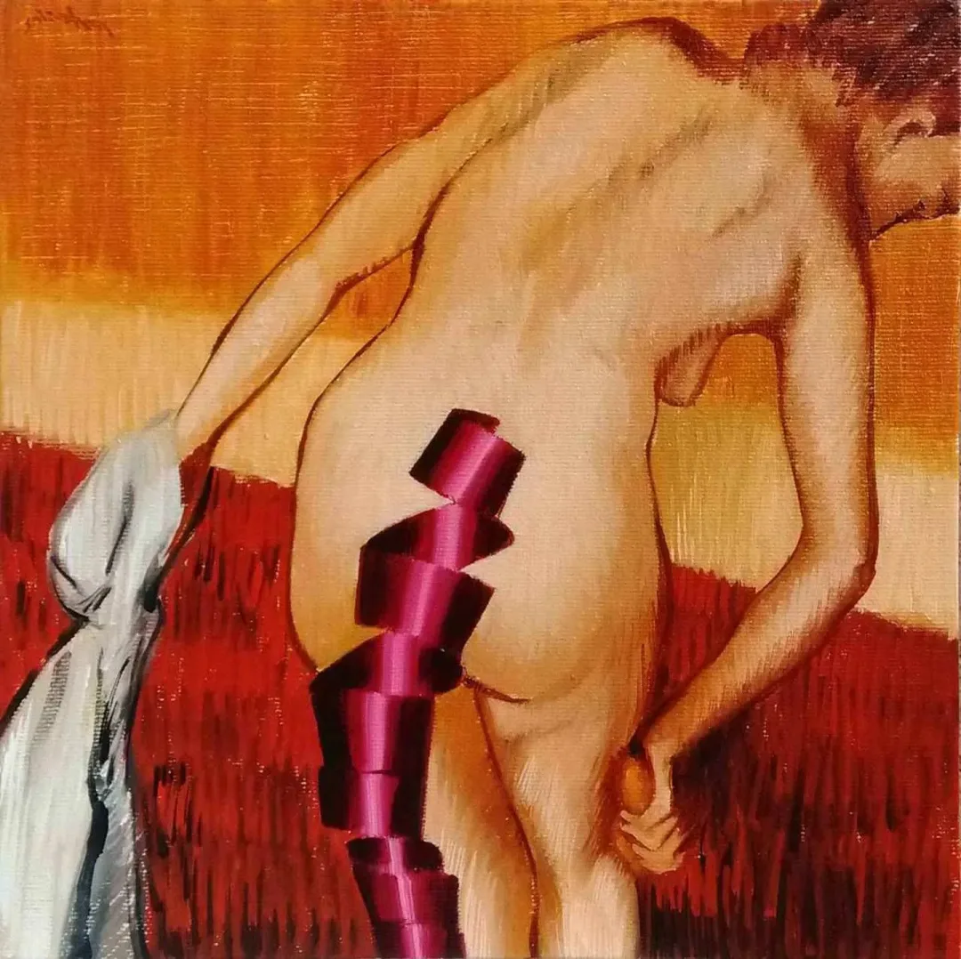 ALİ ÖZHAN GÜNEŞ — “isimsiz”, 2017 "isimsiz" eseri ALİ ÖZHAN GÜNEŞ tarafından 2017 yılında 25x25 cm ölçülerinde Tuval üzeri yağlı boya tekniği ile yapılmıştır.