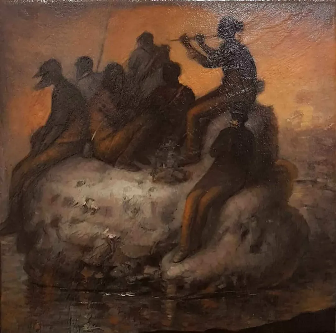 SERTAP YEĞİN — “isimsiz”, 2017 "isimsiz" eseri SERTAP YEĞİN tarafından 2017 yılında 25x25 cm ölçülerinde Tuval üzeri yağlı boya tekniği ile yapılmıştır.