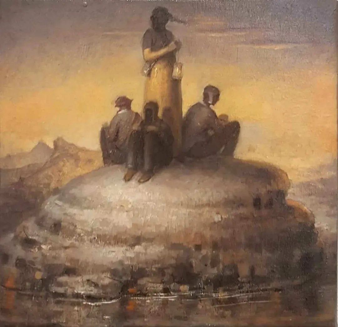 SERTAP YEĞİN — “isimsiz”, 2017 "isimsiz" eseri SERTAP YEĞİN tarafından 2017 yılında 25x25 cm ölçülerinde Tuval üzeri yağlı boya tekniği ile yapılmıştır.