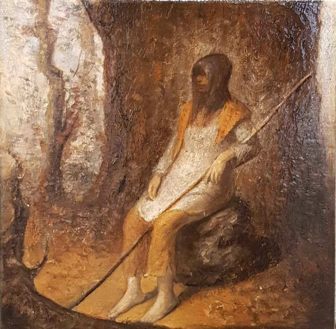 SERTAP YEĞİN — “isimsiz”, 2017 "isimsiz" eseri SERTAP YEĞİN tarafından 2017 yılında 25x25 cm ölçülerinde Tuval üzeri yağlı boya tekniği ile yapılmıştır.