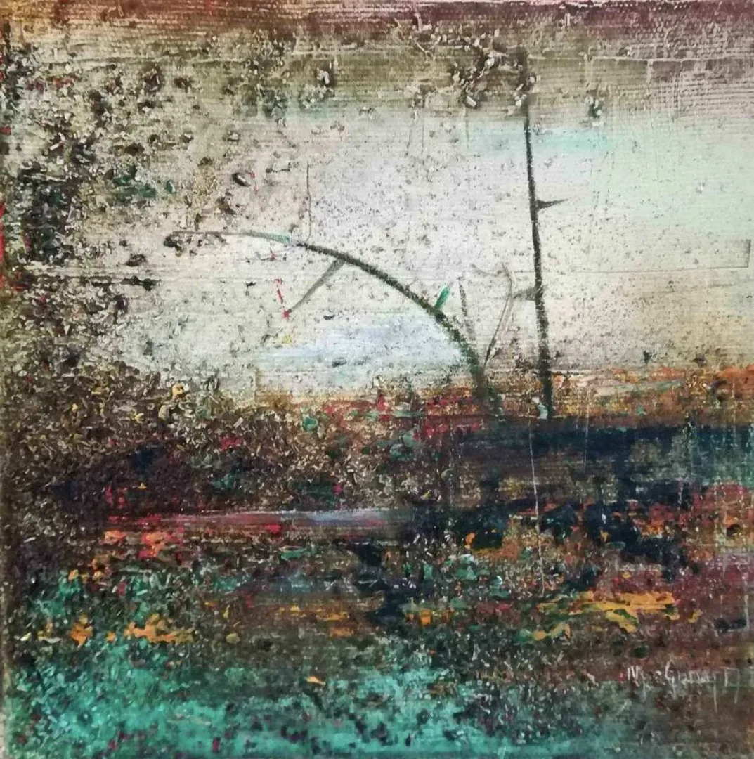 MUSA GÜNEY — “isimsiz”, 2017 "isimsiz" eseri MUSA GÜNEY tarafından 2017 yılında 25x25 cm ölçülerinde Tuval üzeri yağlı boya tekniği ile yapılmıştır.