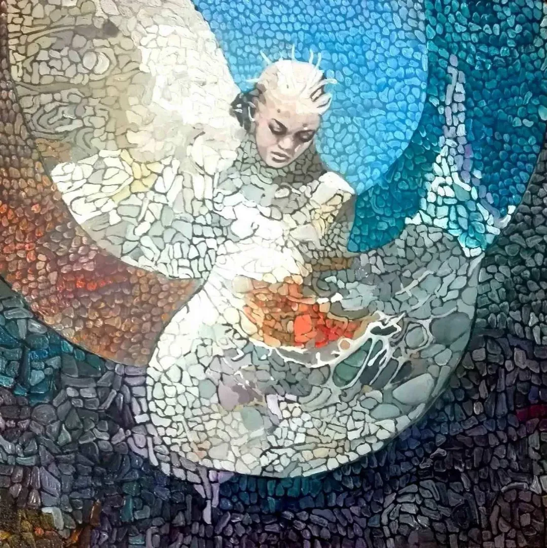 BİNNUR YÜCEBAŞ RUOCCO — “isimsiz”, 2017 "isimsiz" eseri BİNNUR YÜCEBAŞ RUOCCO tarafından 2017 yılında 25x25 cm ölçülerinde Tuval üzeri yağlı boya tekniği ile yapılmıştır.