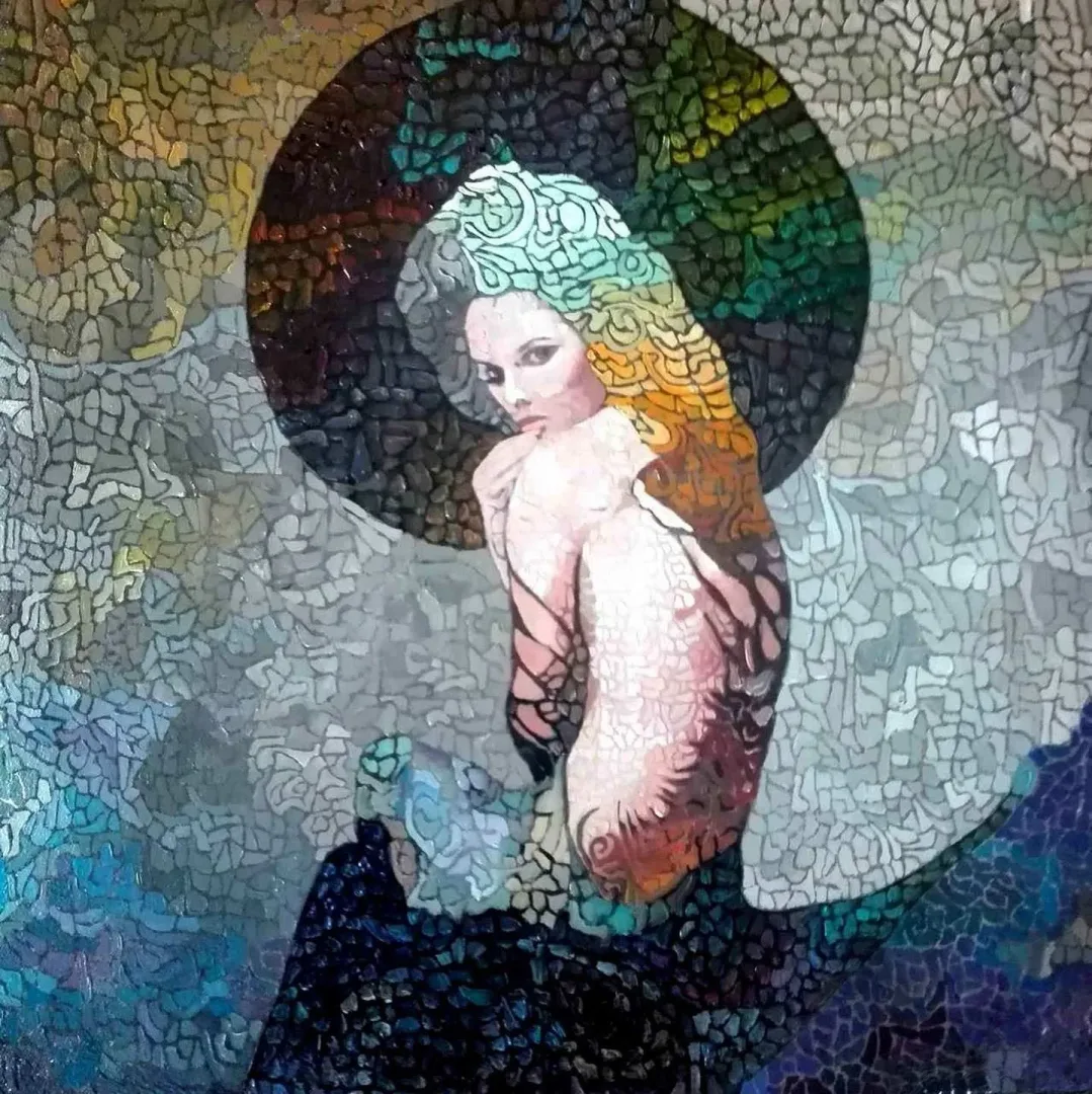 BİNNUR YÜCEBAŞ RUOCCO — “isimsiz”, 2017 "isimsiz" eseri BİNNUR YÜCEBAŞ RUOCCO tarafından 2017 yılında 25x25 cm ölçülerinde Tuval üzeri yağlı boya tekniği ile yapılmıştır.