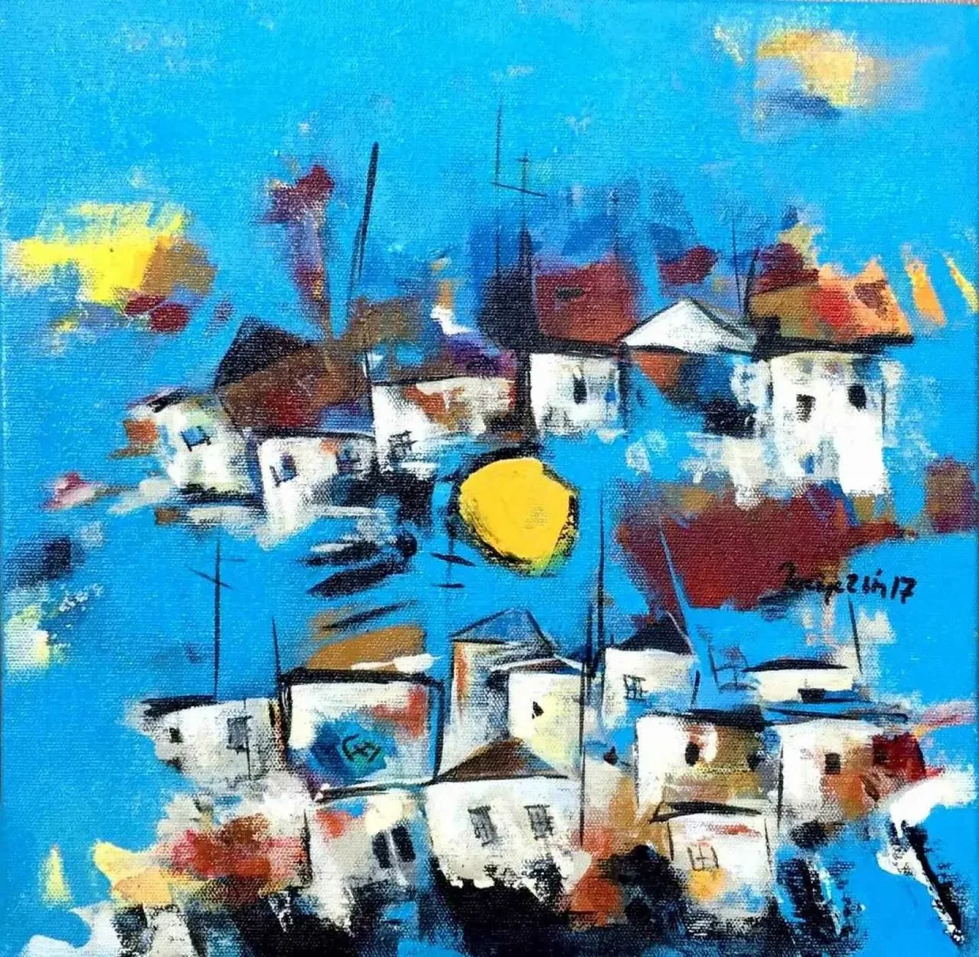 NACİYE BOZDOĞAN AKBAŞ — “isimsiz”, 2017 "isimsiz" eseri NACİYE BOZDOĞAN AKBAŞ tarafından 2017 yılında 25x25 cm ölçülerinde Tuval üzeri yağlı boya tekniği ile yapılmıştır.