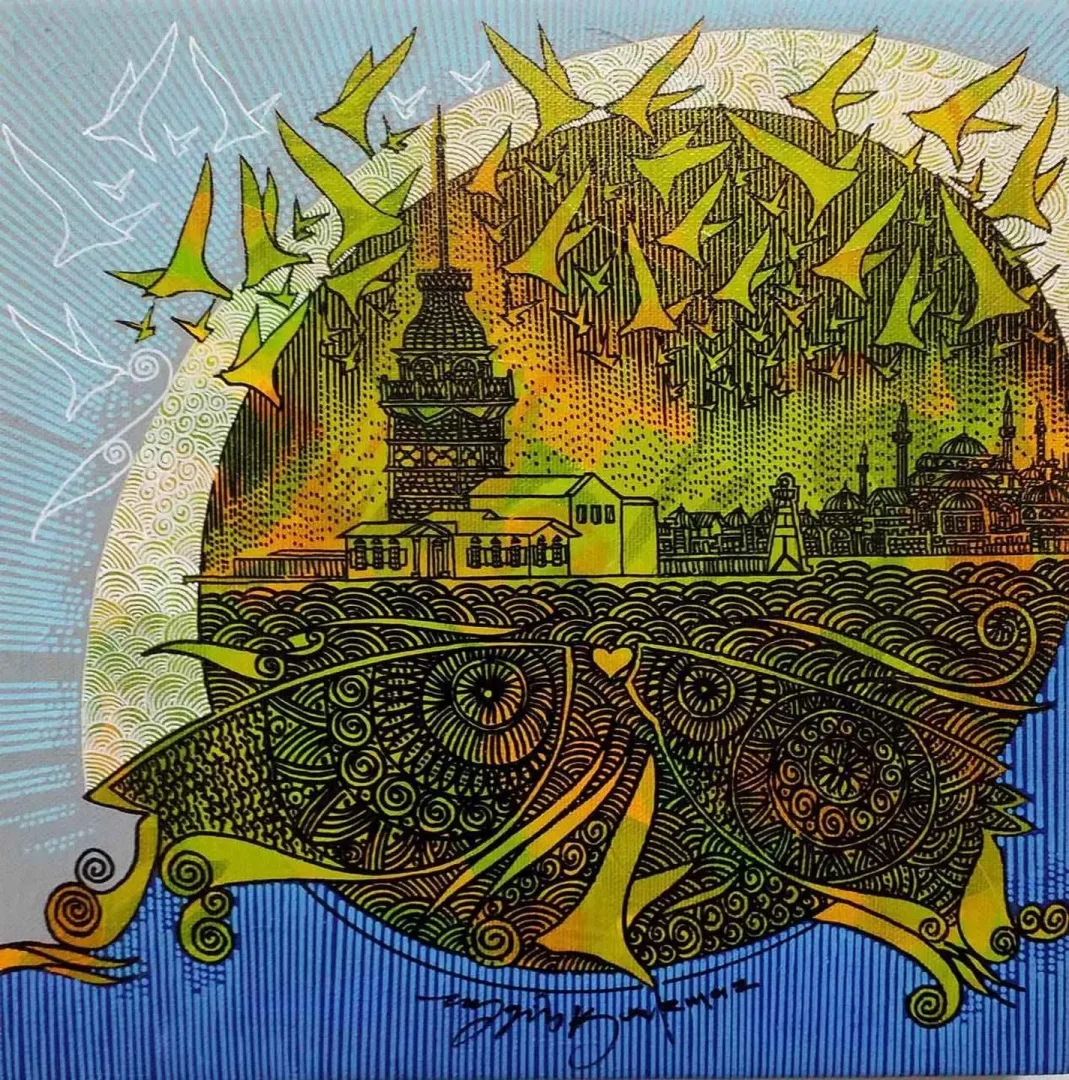 ENGİN KORKMAZ — “isimsiz”, 2017 "isimsiz" eseri ENGİN KORKMAZ tarafından 2017 yılında 25x25 cm ölçülerinde Tuval üzeri yağlı boya tekniği ile yapılmıştır.