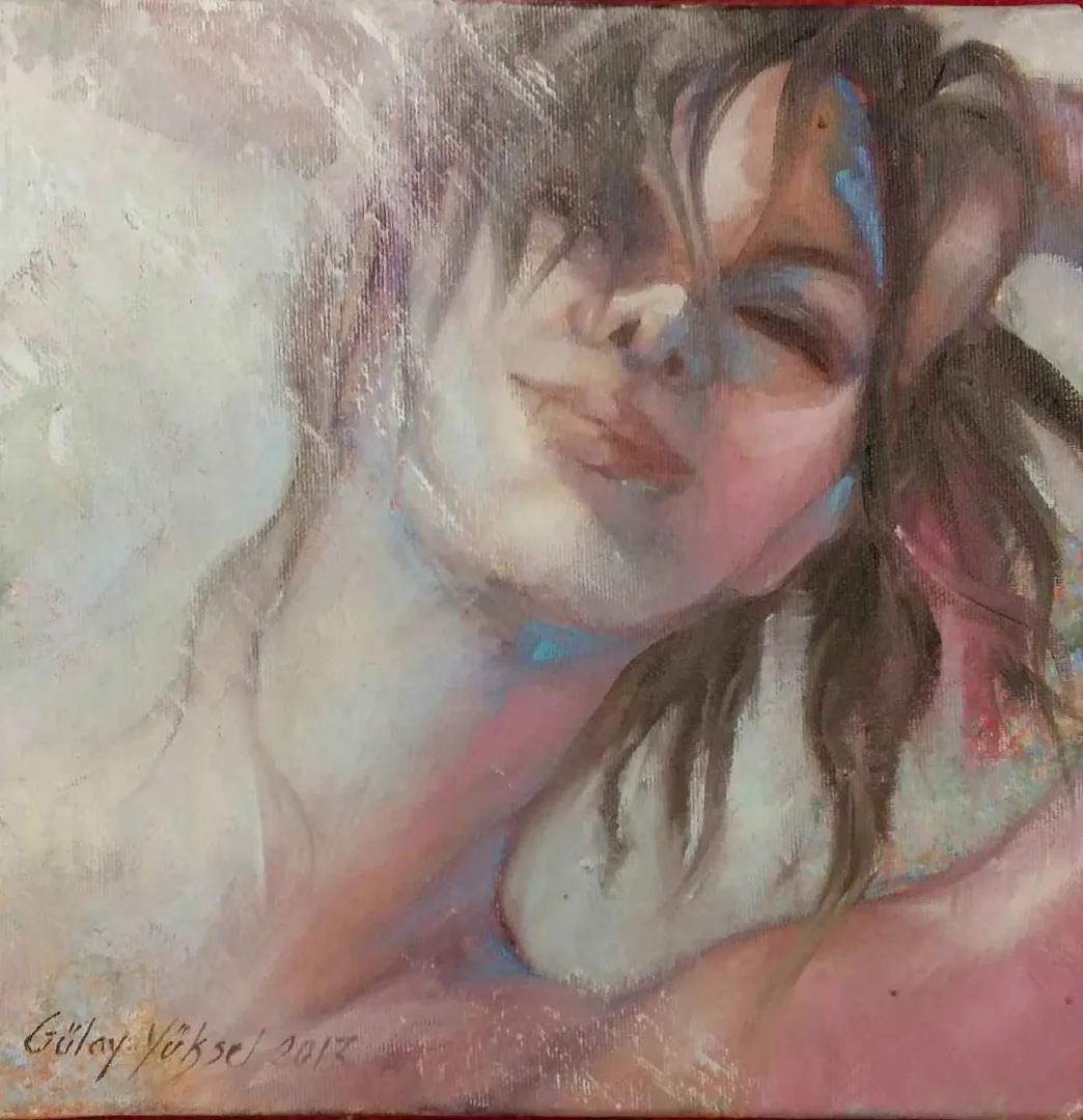 GÜLAY YÜKSEL — “isimsiz”, 2017 "isimsiz" eseri GÜLAY YÜKSEL tarafından 2017 yılında 25x25 cm ölçülerinde Tuval üzeri yağlı boya tekniği ile yapılmıştır.