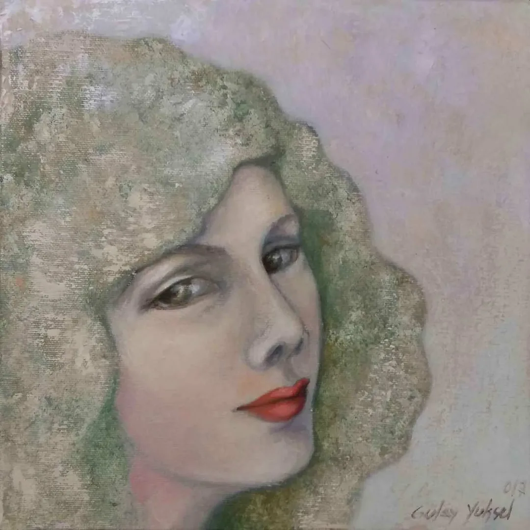 GÜLAY YÜKSEL — “isimsiz”, 2017 "isimsiz" eseri GÜLAY YÜKSEL tarafından 2017 yılında 25x25 cm ölçülerinde Tuval üzeri yağlı boya tekniği ile yapılmıştır.