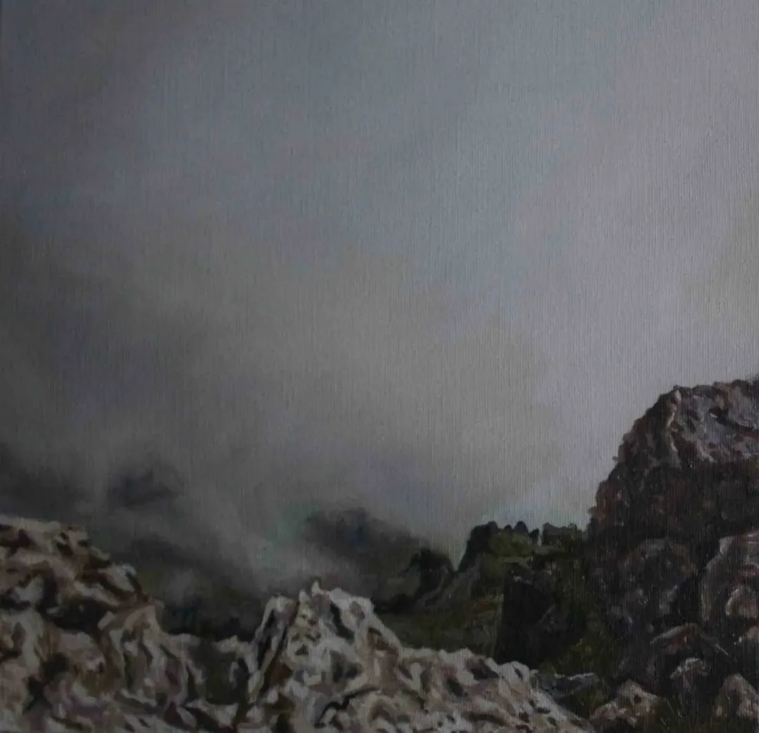MEDİNE ÖZEN — “isimsiz”, 2017 "isimsiz" eseri MEDİNE ÖZEN tarafından 2017 yılında 25x25 cm ölçülerinde Tuval üzeri yağlı boya tekniği ile yapılmıştır.