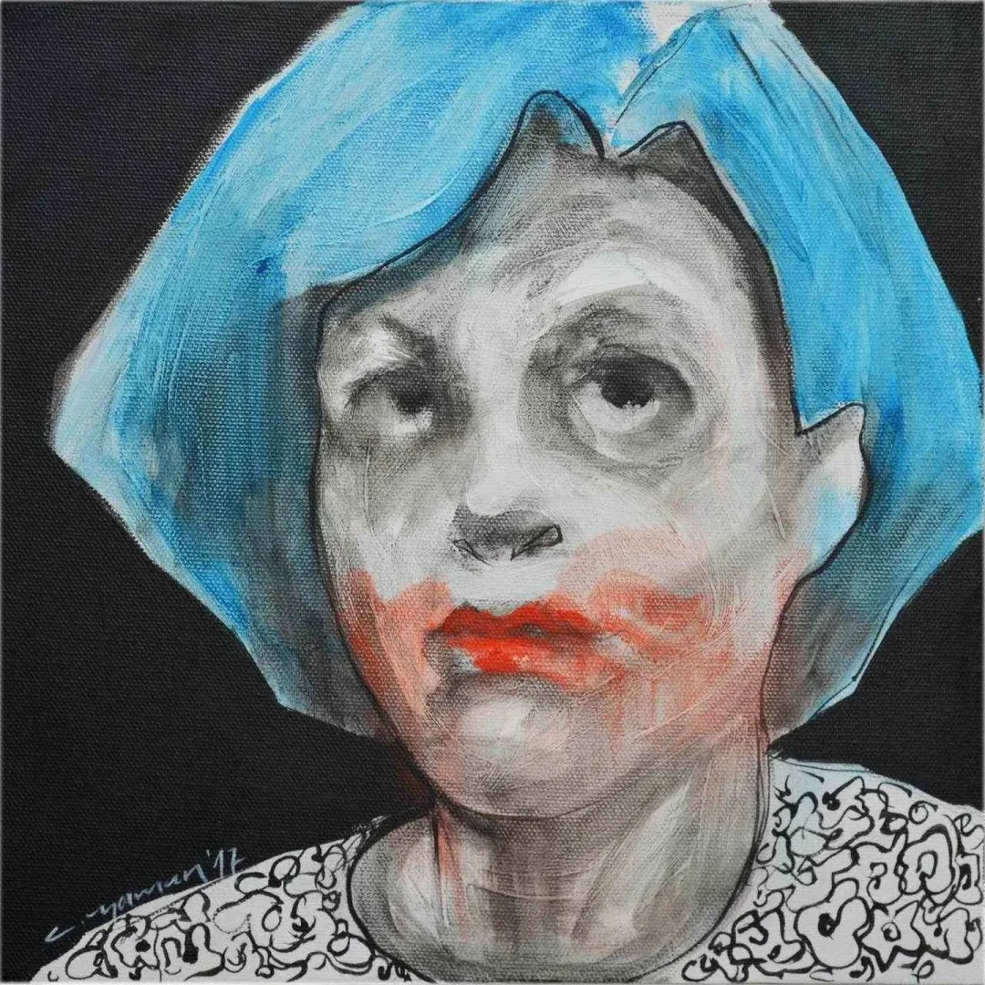 CEYHUN YAMAN — “isimsiz”, 2017 "isimsiz" eseri CEYHUN YAMAN tarafından 2017 yılında 25x25 cm ölçülerinde Tuval üzeri yağlı boya tekniği ile yapılmıştır.
