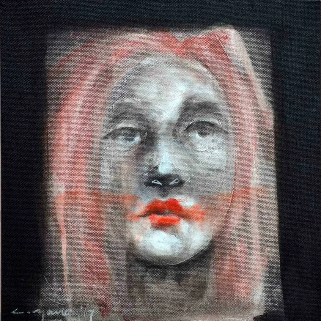 CEYHUN YAMAN — “isimsiz”, 2017 "isimsiz" eseri CEYHUN YAMAN tarafından 2017 yılında 25x25 cm ölçülerinde Tuval üzeri yağlı boya tekniği ile yapılmıştır.