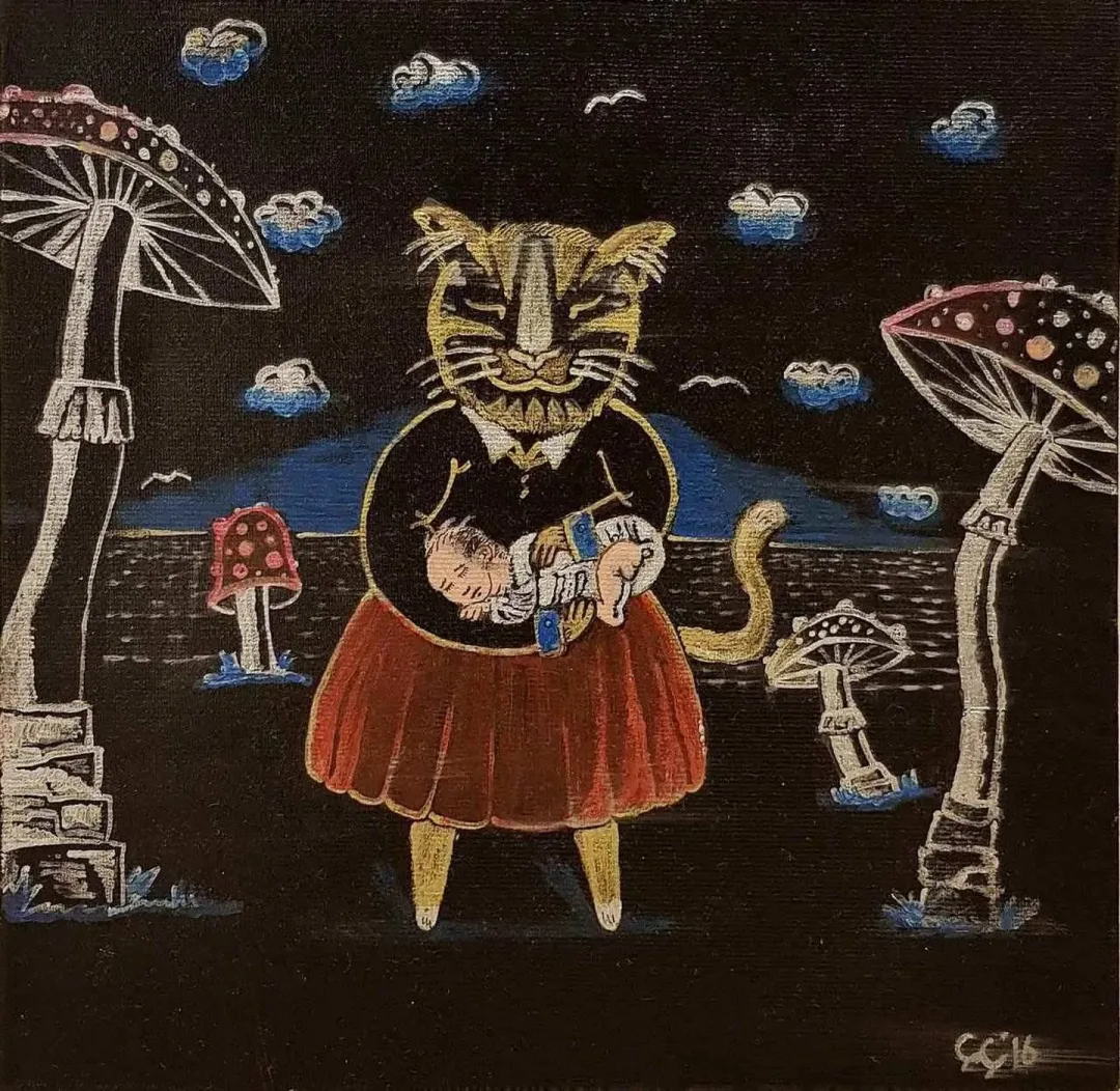 ÇAĞATAY ÇOPUROĞLU — “isimsiz”, 2017 "isimsiz" eseri ÇAĞATAY ÇOPUROĞLU tarafından 2017 yılında 25x25 cm ölçülerinde Tuval üzeri yağlı boya tekniği ile yapılmıştır.