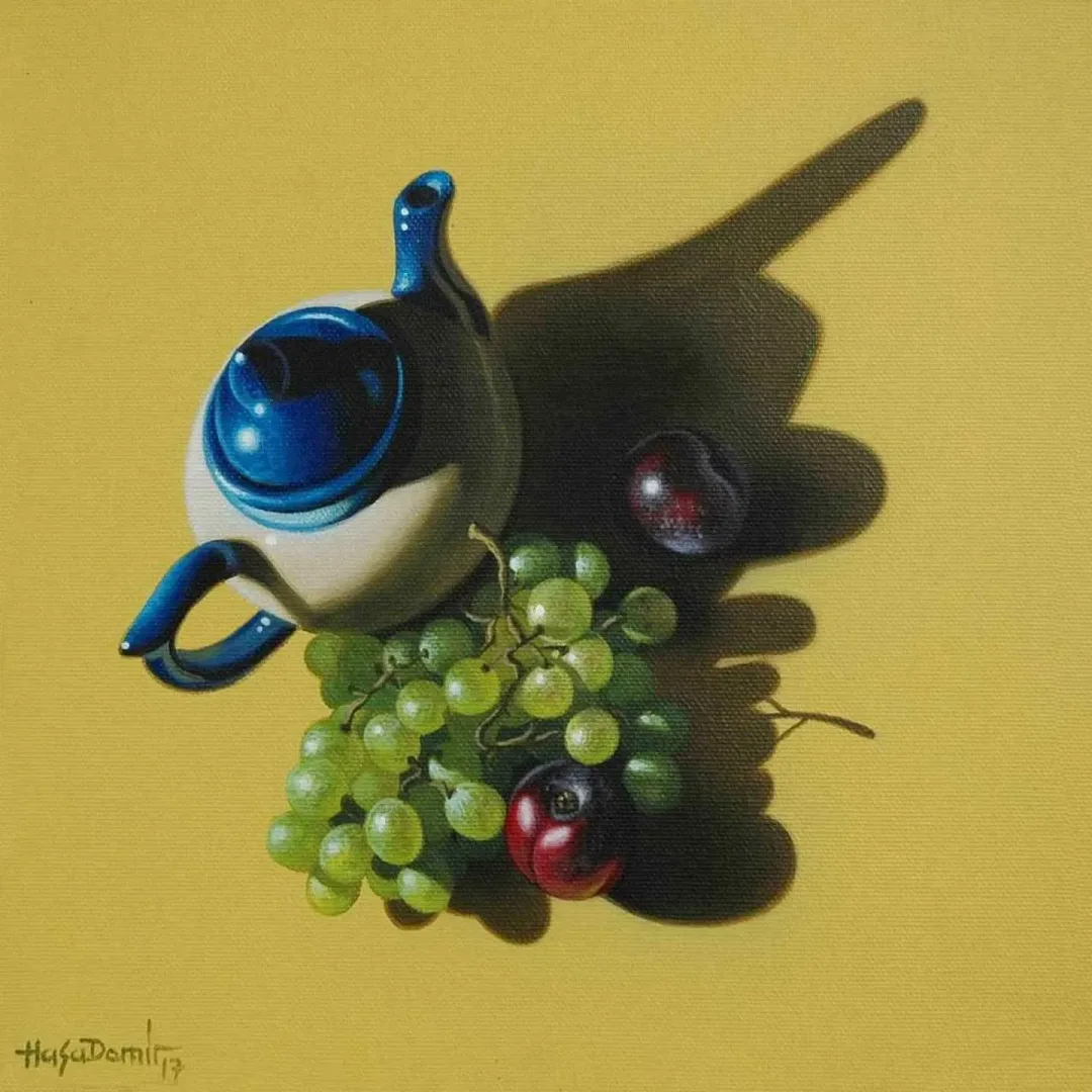 HASAN DEMİR — “isimsiz”, 2017 "isimsiz" eseri HASAN DEMİR tarafından 2017 yılında 25x25 cm ölçülerinde Tuval üzeri yağlı boya tekniği ile yapılmıştır.