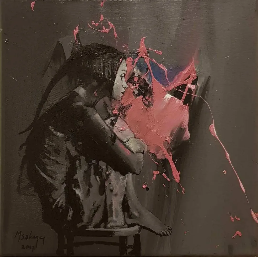 MEHMET SAKIZCI — “isimsiz”, 2017 "isimsiz" eseri MEHMET SAKIZCI tarafından 2017 yılında 25x25 cm ölçülerinde Tuval üzeri yağlı boya tekniği ile yapılmıştır.