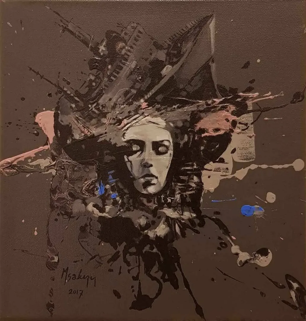MEHMET SAKIZCI — “isimsiz”, 2017 "isimsiz" eseri MEHMET SAKIZCI tarafından 2017 yılında 25x25 cm ölçülerinde Tuval üzeri yağlı boya tekniği ile yapılmıştır.