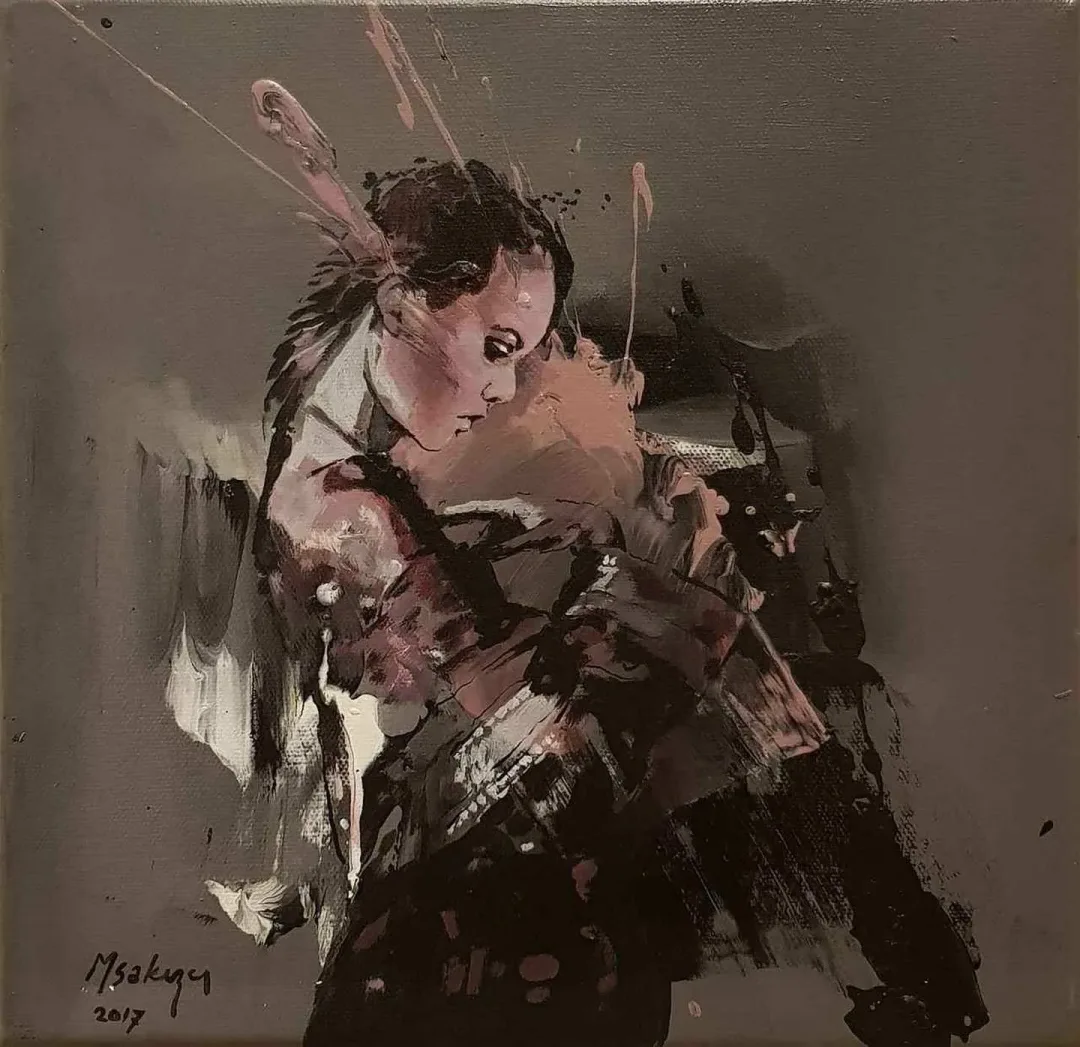 MEHMET SAKIZCI — “isimsiz”, 2017 "isimsiz" eseri MEHMET SAKIZCI tarafından 2017 yılında 25x25 cm ölçülerinde Tuval üzeri yağlı boya tekniği ile yapılmıştır.