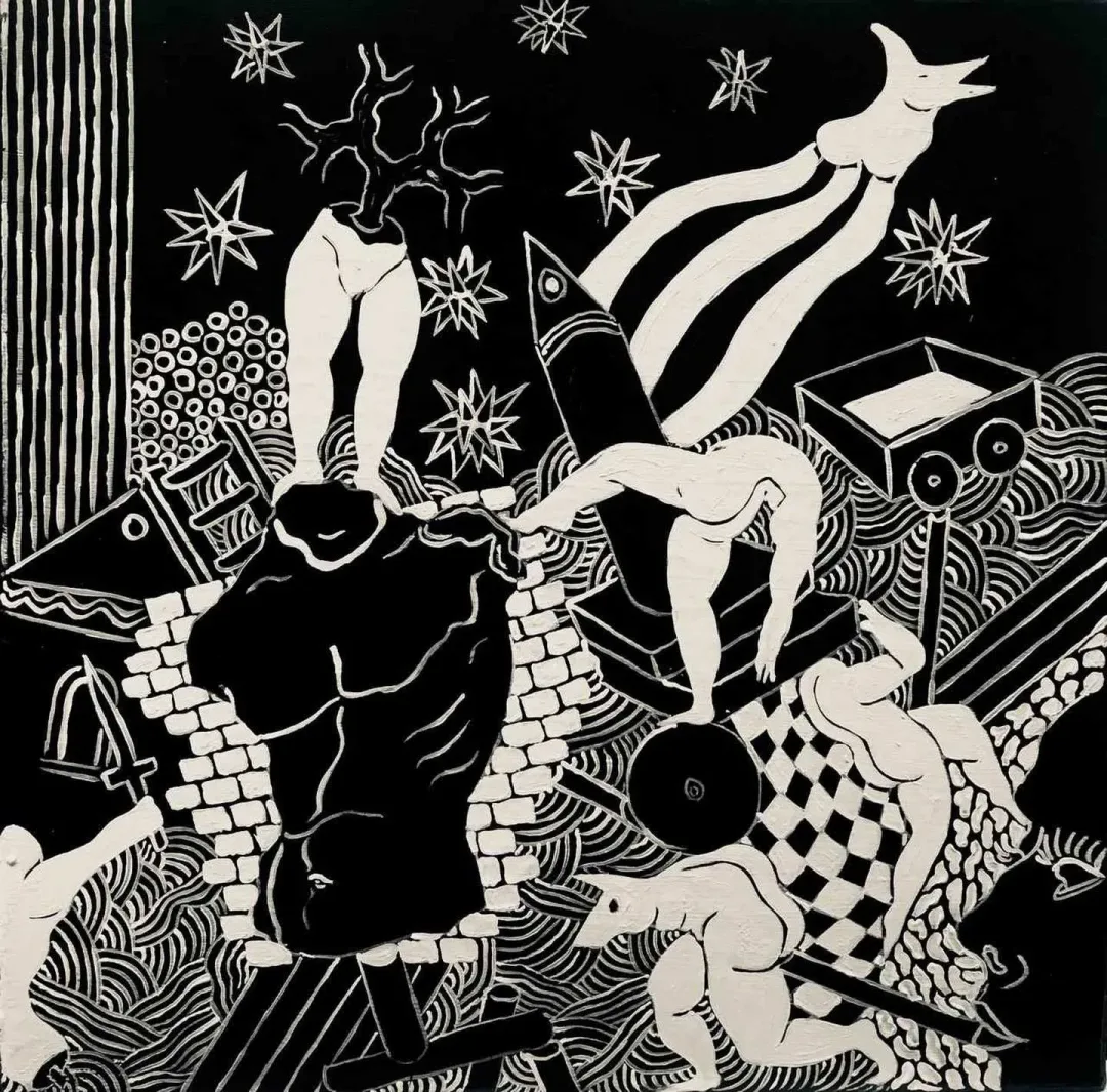 NECMİ GÜRSELER — “isimsiz”, 2017 "isimsiz" eseri NECMİ GÜRSELER tarafından 2017 yılında 25x25 cm ölçülerinde Tuval üzeri yağlı boya tekniği ile yapılmıştır.