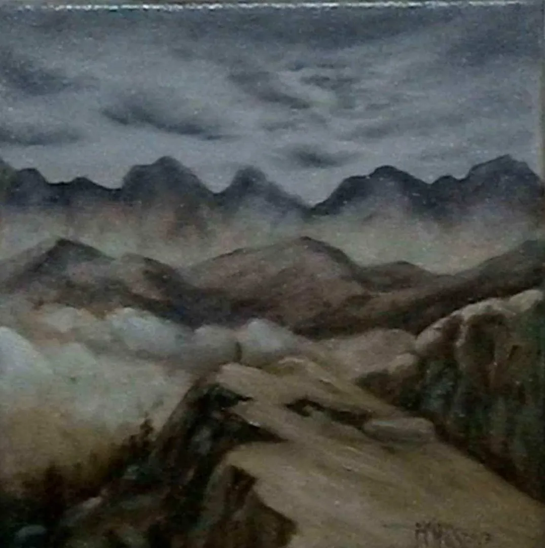 HASAN MİRZA — “isimsiz”, 2017 "isimsiz" eseri HASAN MİRZA tarafından 2017 yılında 25x25 cm ölçülerinde Tuval üzeri yağlı boya tekniği ile yapılmıştır.