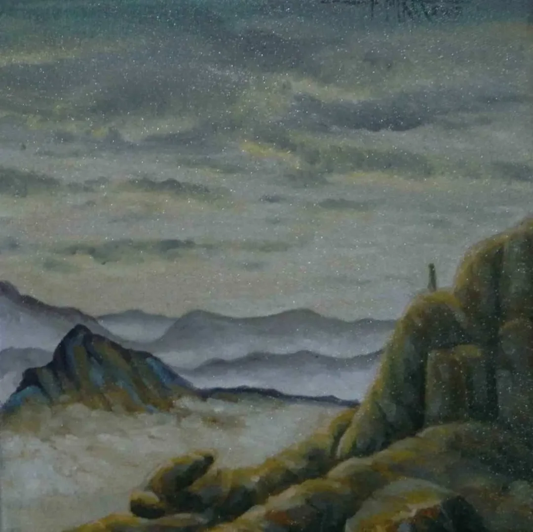 HASAN MİRZA — “isimsiz”, 2017 "isimsiz" eseri HASAN MİRZA tarafından 2017 yılında 25x25 cm ölçülerinde Tuval üzeri yağlı boya tekniği ile yapılmıştır.