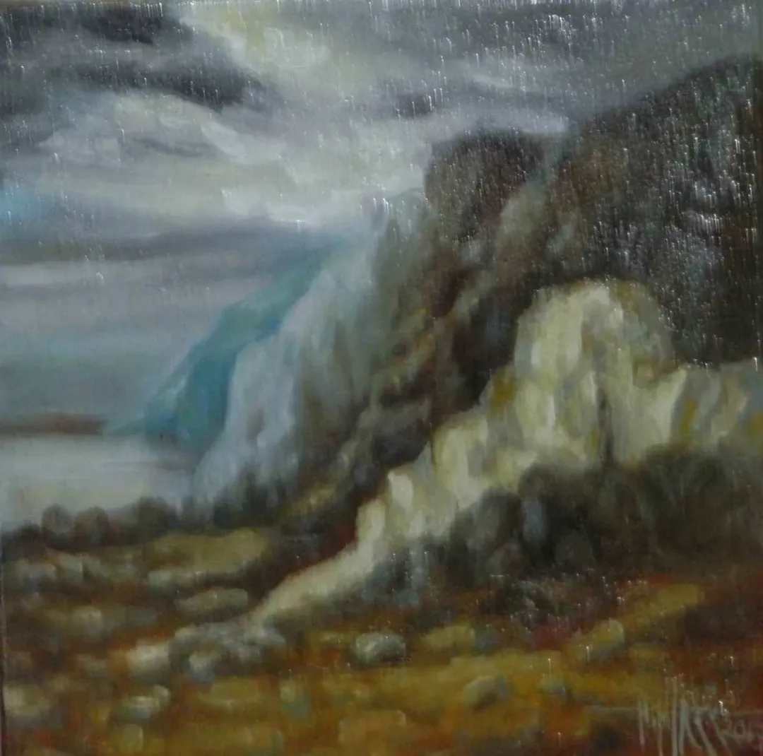 HASAN MİRZA — “isimsiz”, 2017 "isimsiz" eseri HASAN MİRZA tarafından 2017 yılında 25x25 cm ölçülerinde Tuval üzeri yağlı boya tekniği ile yapılmıştır.