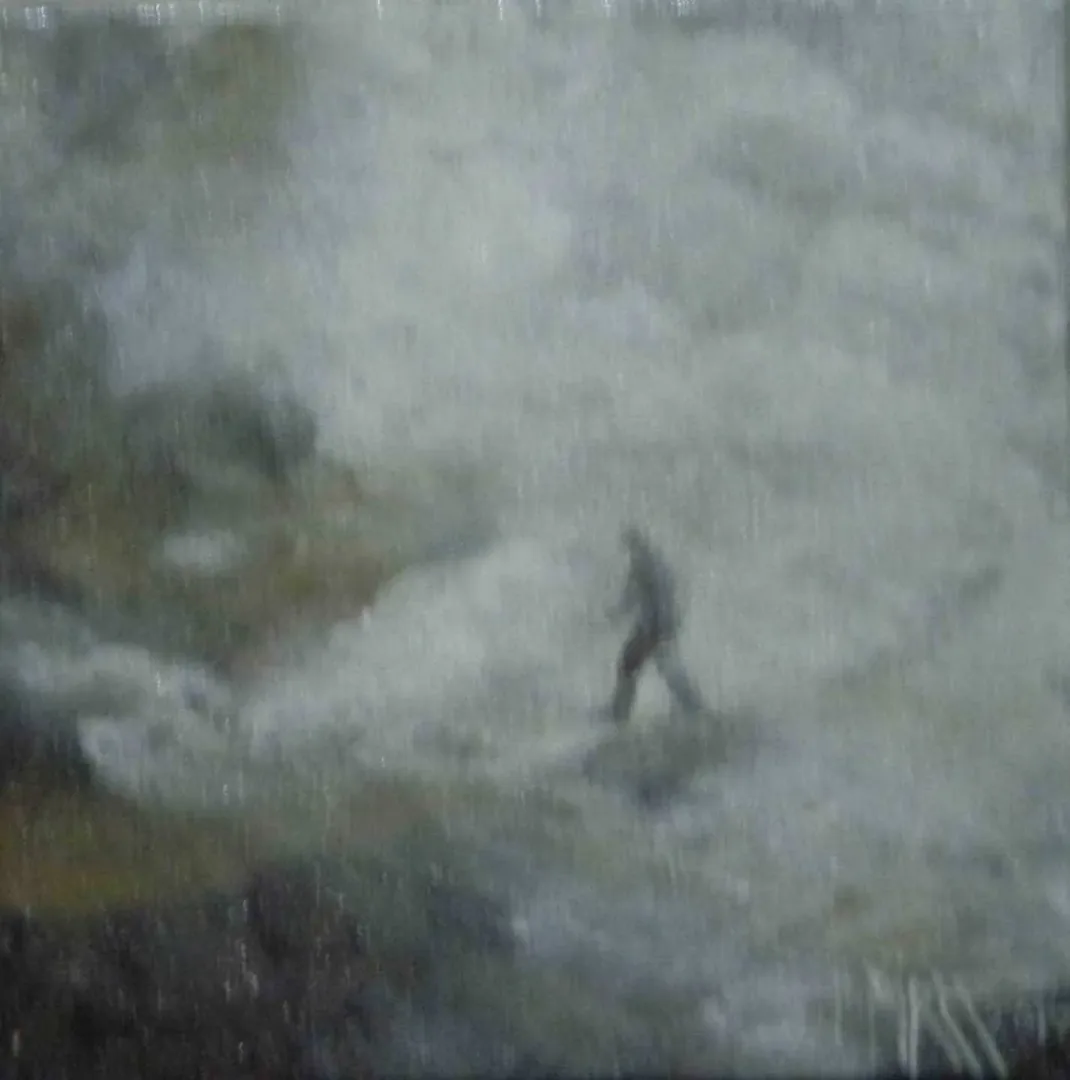 HASAN MİRZA — “isimsiz”, 2017 "isimsiz" eseri HASAN MİRZA tarafından 2017 yılında 25x25 cm ölçülerinde Tuval üzeri yağlı boya tekniği ile yapılmıştır.