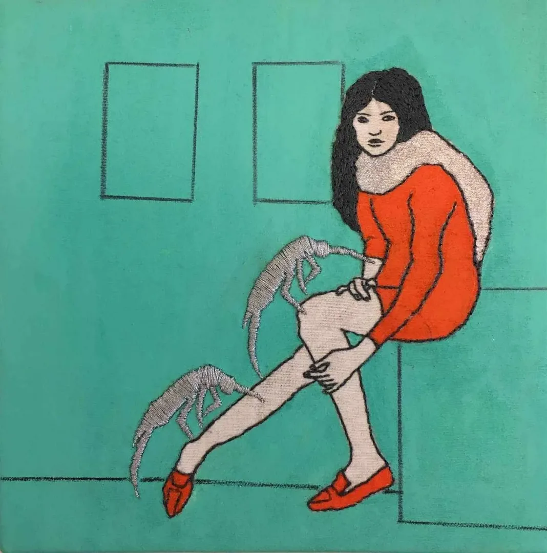 HATİCE DOĞAN — “isimsiz”, 2017 "isimsiz" eseri HATİCE DOĞAN tarafından 2017 yılında 25x25 cm ölçülerinde Tuval üzeri karışık teknik tekniği ile yapılmıştır.
