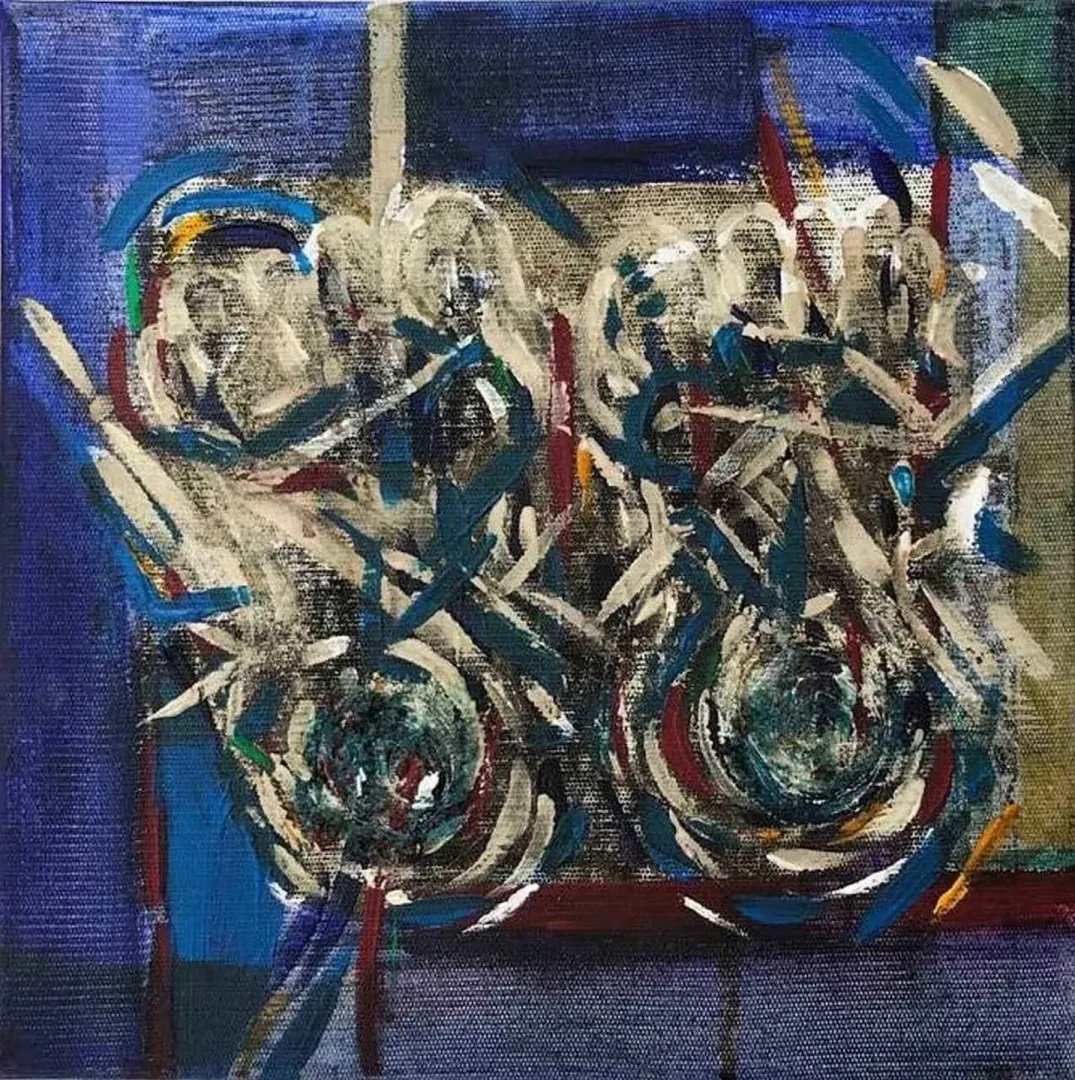AYSUN ÇÖLBAYIR DİNİZ — “isimsiz”, 2017 "isimsiz" eseri AYSUN ÇÖLBAYIR DİNİZ tarafından 2017 yılında 25x25 cm ölçülerinde Tuval üzeri yağlı boya tekniği ile yapılmıştır.