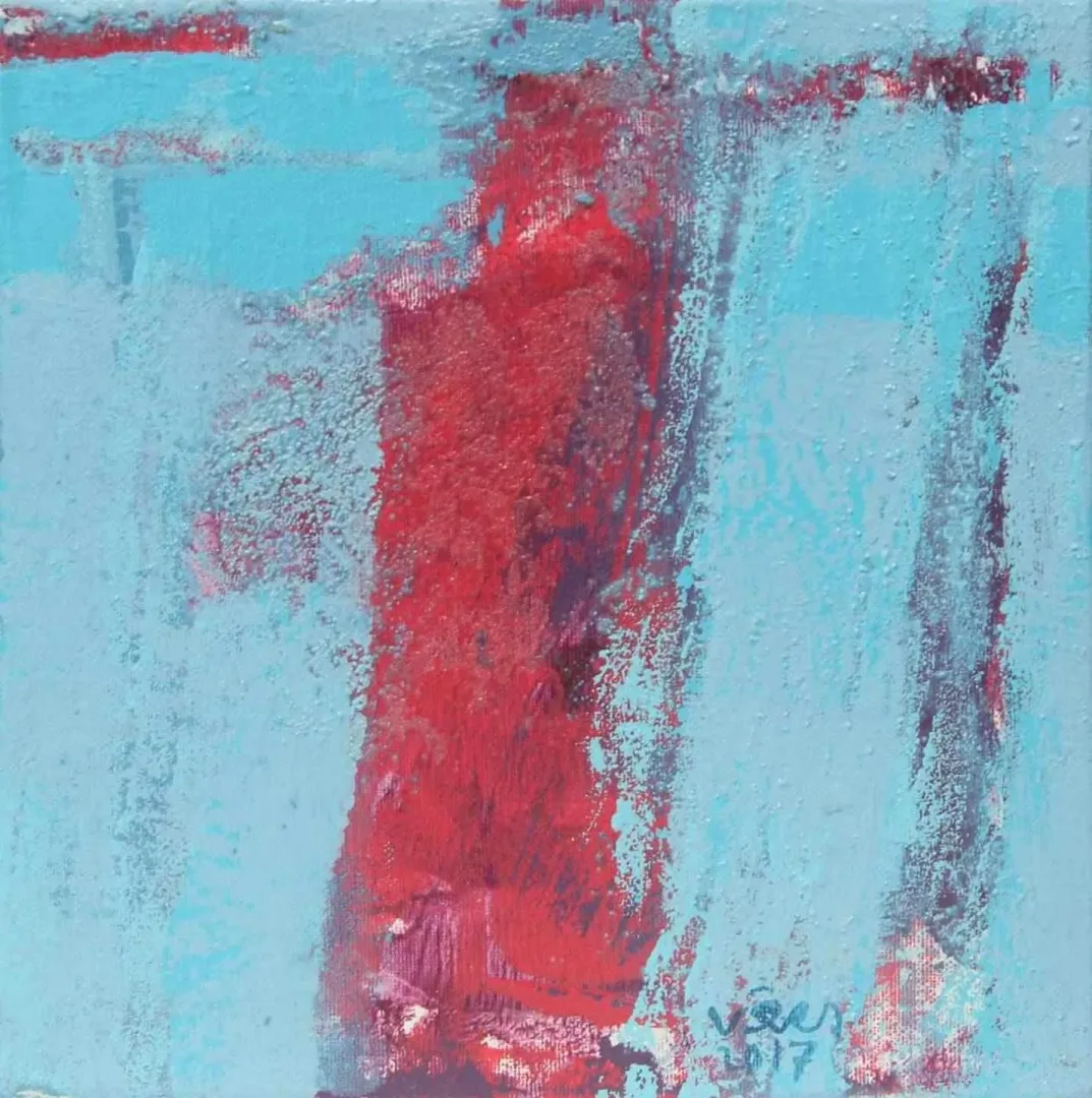 VEDAT ÖRS — “isimsiz”, 2017 "isimsiz" eseri VEDAT ÖRS tarafından 2017 yılında 25x25 cm ölçülerinde Tuval üzeri yağlı boya tekniği ile yapılmıştır.