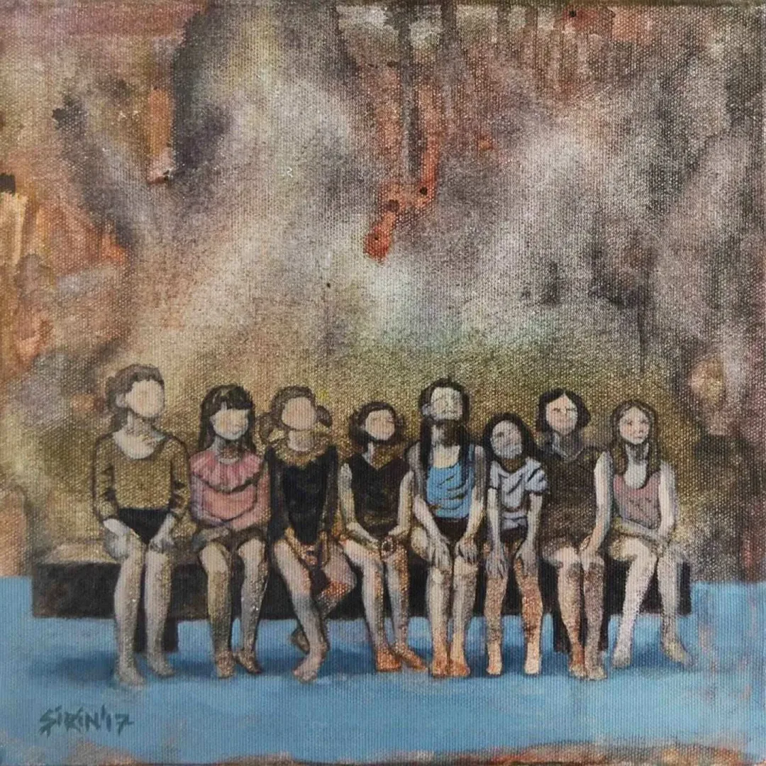 ŞİRİN YILMAZ — “belki bir gün”, 2017 "belki bir gün" eseri ŞİRİN YILMAZ tarafından 2017 yılında 25x25 cm ölçülerinde Tuval üzeri akrilik boya tekniği ile yapılmıştır.