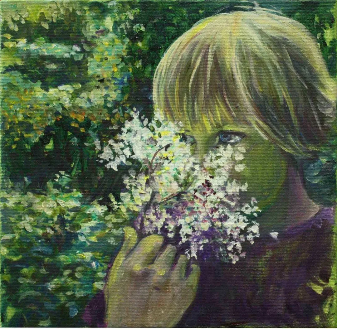 NİL KÖKEN — “isimsiz”, 2017 "isimsiz" eseri NİL KÖKEN tarafından 2017 yılında 25x25 cm ölçülerinde Tuval üzeri yağlı boya tekniği ile yapılmıştır.