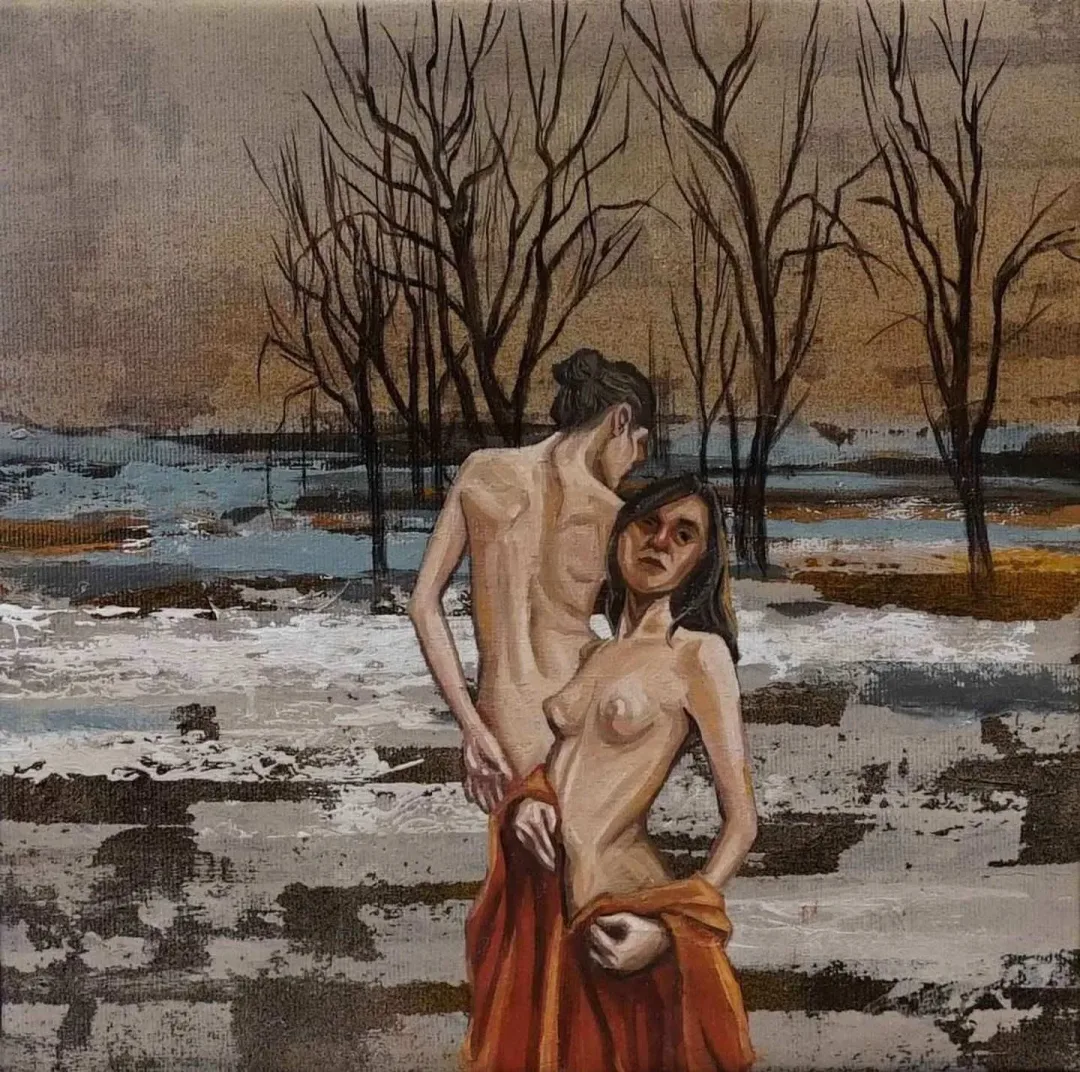 MAHMUT ÖZDEMİR — “isimsiz”, 2017 "isimsiz" eseri MAHMUT ÖZDEMİR tarafından 2017 yılında 25x25 cm ölçülerinde Tuval üzeri akrilik boya tekniği ile yapılmıştır.
