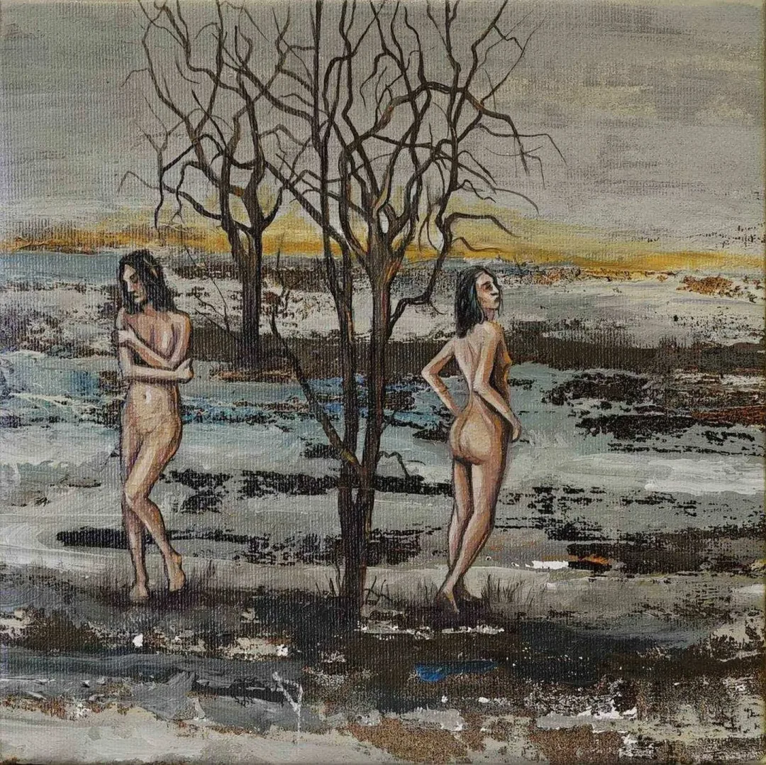 MAHMUT ÖZDEMİR — “isimsiz”, 2017 "isimsiz" eseri MAHMUT ÖZDEMİR tarafından 2017 yılında 25x25 cm ölçülerinde Tuval üzeri akrilik boya tekniği ile yapılmıştır.