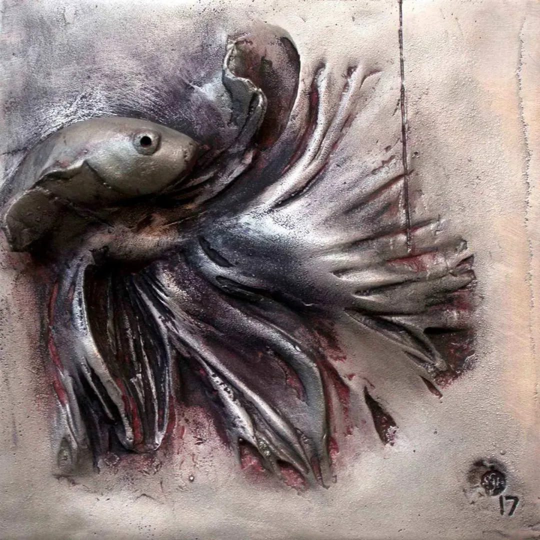 SERKAN SUPHİ ERTUĞRUL — “isimsiz”, 2017 "isimsiz" eseri SERKAN SUPHİ ERTUĞRUL tarafından 2017 yılında 25x25 cm ölçülerinde Alüminyum Döküm tekniği ile yapılmıştır.