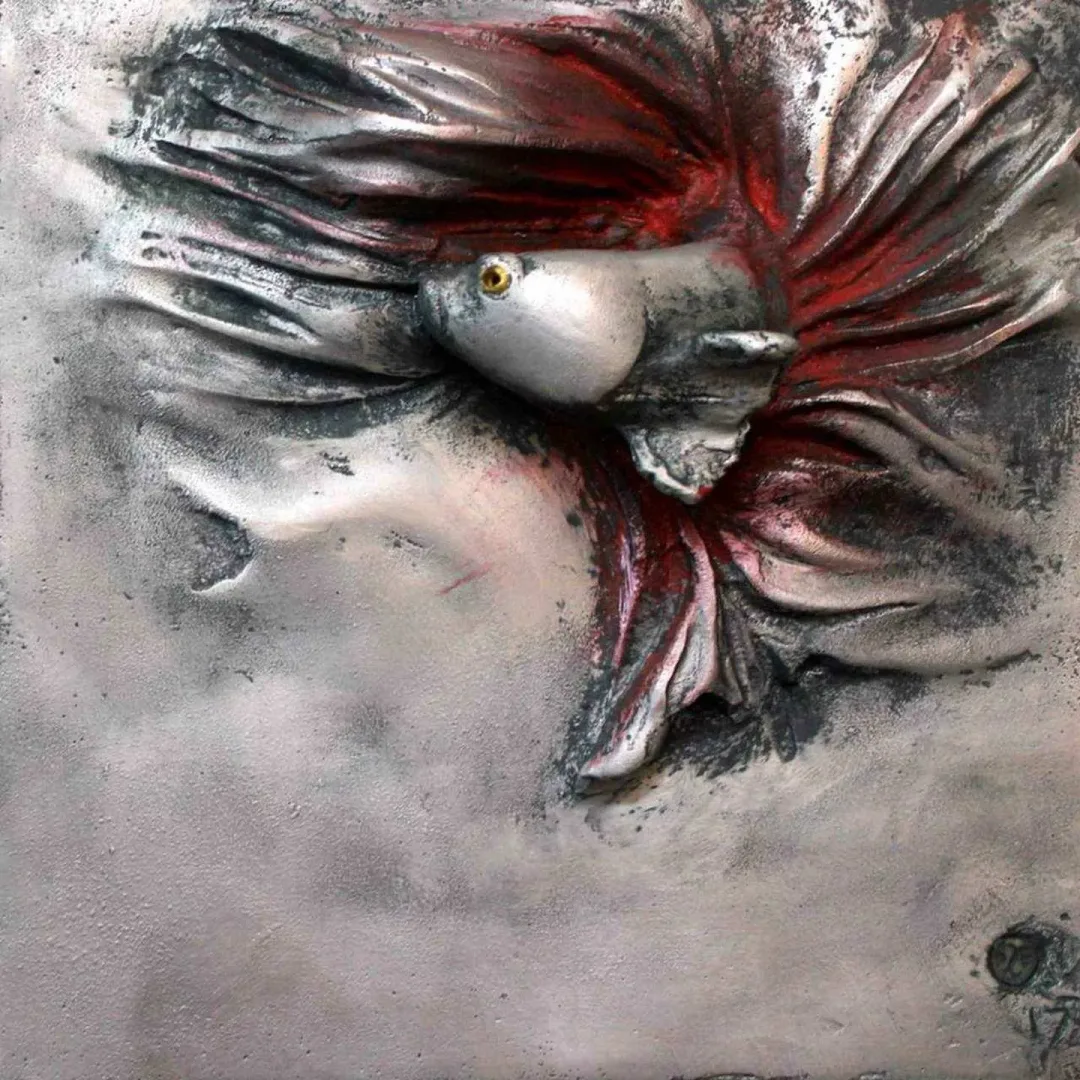 SERKAN SUPHİ ERTUĞRUL — “isimsiz”, 2017 "isimsiz" eseri SERKAN SUPHİ ERTUĞRUL tarafından 2017 yılında 25x25 cm ölçülerinde Alüminyum Döküm tekniği ile yapılmıştır.