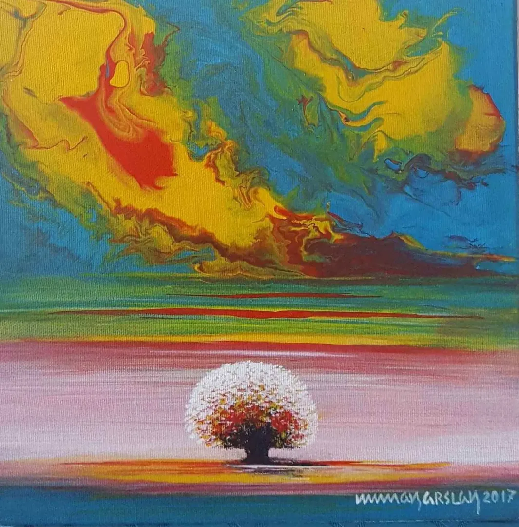 NUMAN ARSLAN — “isimsiz”, 2017 "isimsiz" eseri NUMAN ARSLAN tarafından 2017 yılında 25x25 cm ölçülerinde Tuval üzeri yağlı boya tekniği ile yapılmıştır.