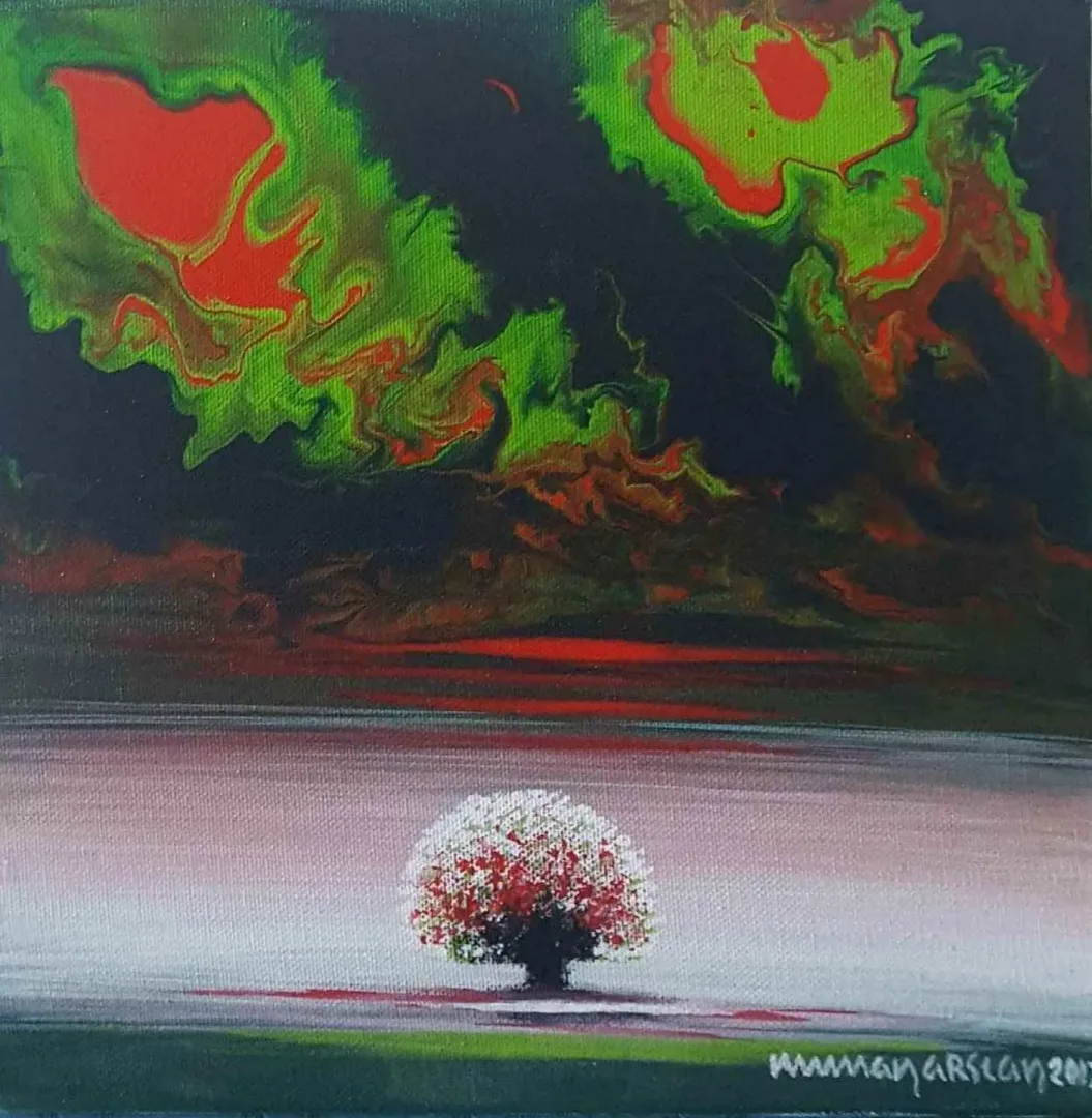 NUMAN ARSLAN — “isimsiz”, 2017 "isimsiz" eseri NUMAN ARSLAN tarafından 2017 yılında 25x25 cm ölçülerinde Tuval üzeri yağlı boya tekniği ile yapılmıştır.