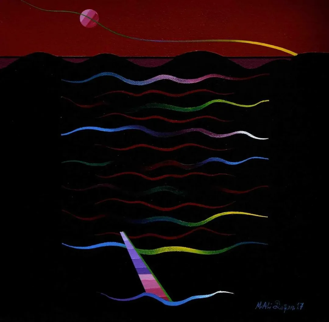 MEHMET ALİ DOĞAN — “isimsiz”, 2017 "isimsiz" eseri MEHMET ALİ DOĞAN tarafından 2017 yılında 25x25 cm ölçülerinde Tuval üzeri akrilik boya tekniği ile yapılmıştır.