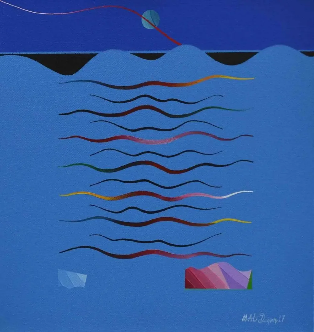 MEHMET ALİ DOĞAN — “isimsiz”, 2017 "isimsiz" eseri MEHMET ALİ DOĞAN tarafından 2017 yılında 25x25 cm ölçülerinde Tuval üzeri akrilik boya tekniği ile yapılmıştır.