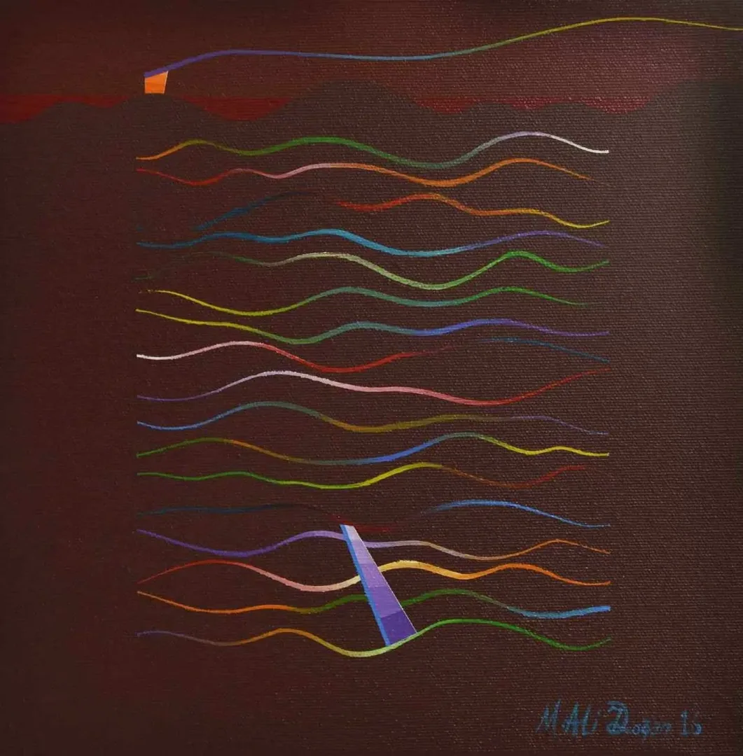 MEHMET ALİ DOĞAN — “isimsiz”, 2017 "isimsiz" eseri MEHMET ALİ DOĞAN tarafından 2017 yılında 25x25 cm ölçülerinde Tuval üzeri akrilik boya tekniği ile yapılmıştır.