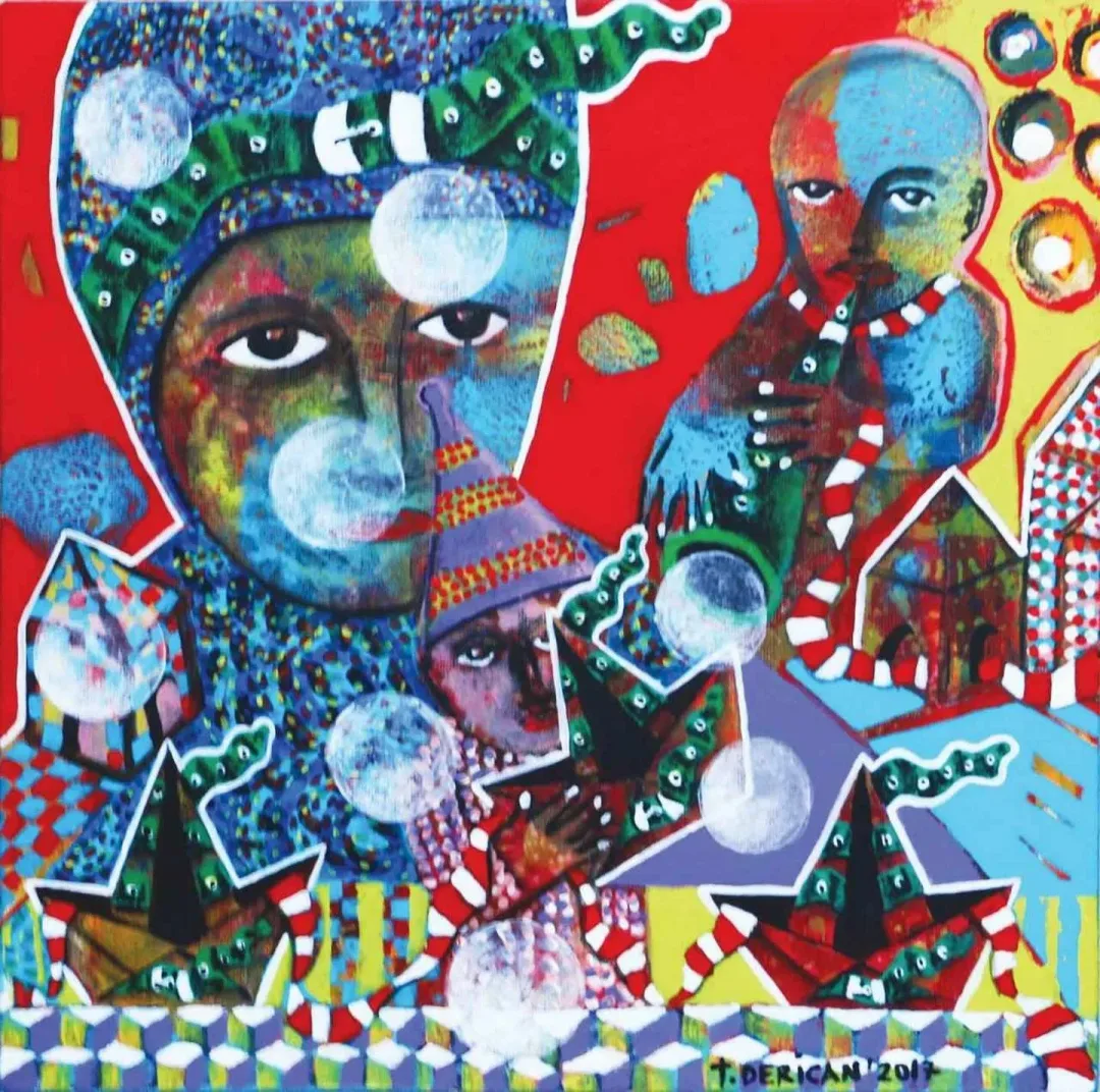TAMER DERİCAN — “Kırmızı”, 2017 "Kırmızı" eseri TAMER DERİCAN tarafından 2017 yılında 25x25 cm ölçülerinde Tuval üzeri yağlı boya tekniği ile yapılmıştır.