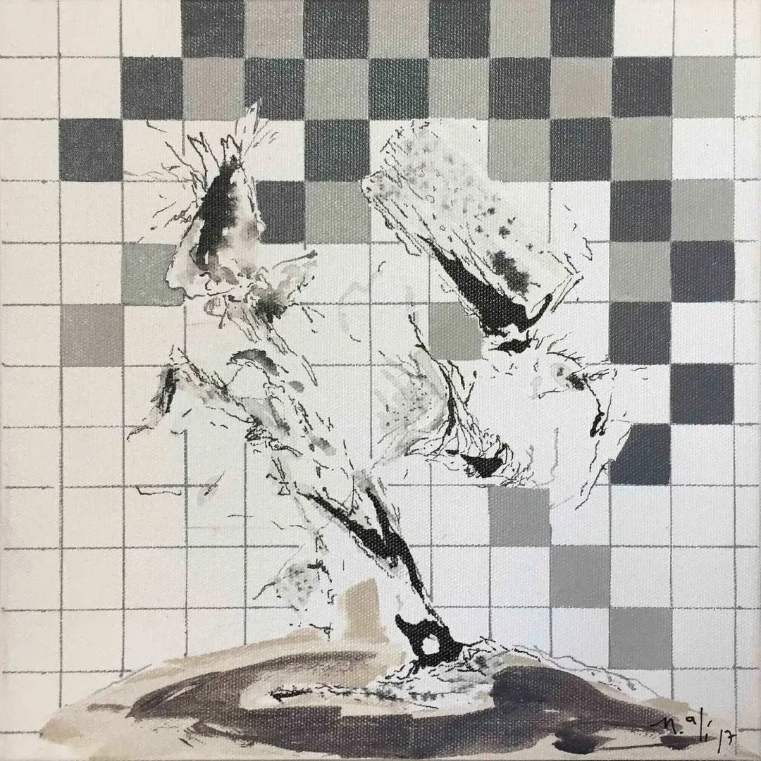 MUHAMMET ALİ ÇAKIR — “Layers”, 2017 "Layers" eseri MUHAMMET ALİ ÇAKIR tarafından 2017 yılında 25x25 cm ölçülerinde Tuval üzeri yağlı boya tekniği ile yapılmıştır.