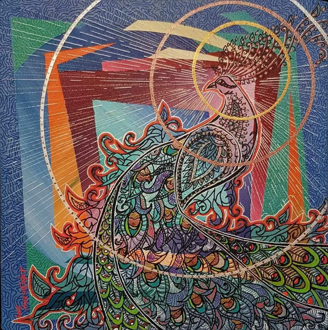 ZAFER DİLEKÇİ — “isimsiz”, 2017 "isimsiz" eseri ZAFER DİLEKÇİ tarafından 2017 yılında 25x25 cm ölçülerinde Tuval üzeri akrilik boya tekniği ile yapılmıştır.