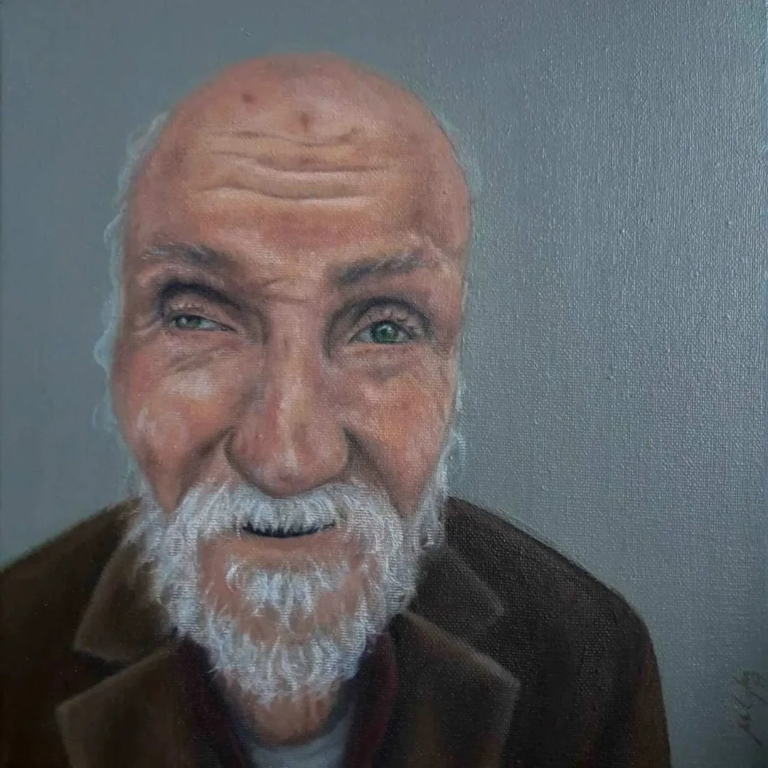 MEKİYE CEYLAN — “isimsiz”, 2017 "isimsiz" eseri MEKİYE CEYLAN tarafından 2017 yılında 25x25 cm ölçülerinde Tuval üzeri yağlı boya tekniği ile yapılmıştır.