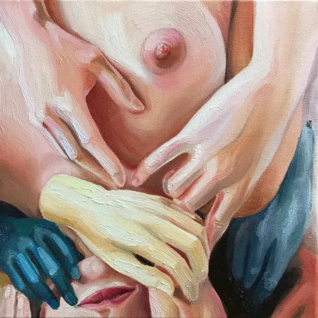 CANSU SÖNMEZ — “Temas ve İzler”, 2017 "Temas ve İzler" eseri CANSU SÖNMEZ tarafından 2017 yılında 25x25 cm ölçülerinde Tuval üzeri yağlı boya tekniği ile yapılmıştır.