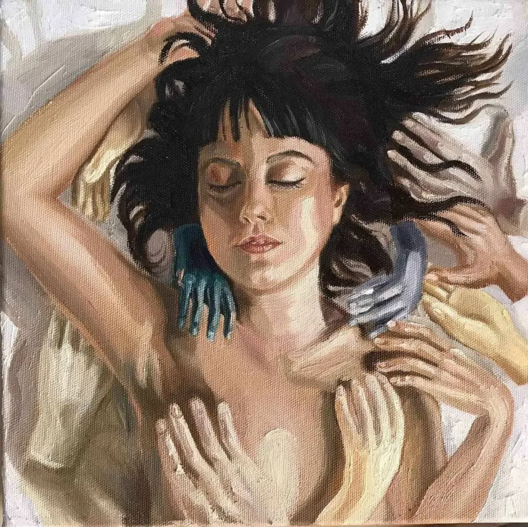 CANSU SÖNMEZ — “Temas ve İzler”, 2017 "Temas ve İzler" eseri CANSU SÖNMEZ tarafından 2017 yılında 25x25 cm ölçülerinde Tuval üzeri yağlı boya tekniği ile yapılmıştır.