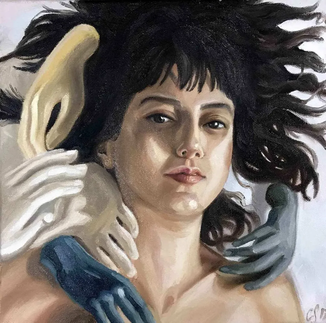 CANSU SÖNMEZ — “Temas ve İzler”, 2017 "Temas ve İzler" eseri CANSU SÖNMEZ tarafından 2017 yılında 25x25 cm ölçülerinde Tuval üzeri yağlı boya tekniği ile yapılmıştır.